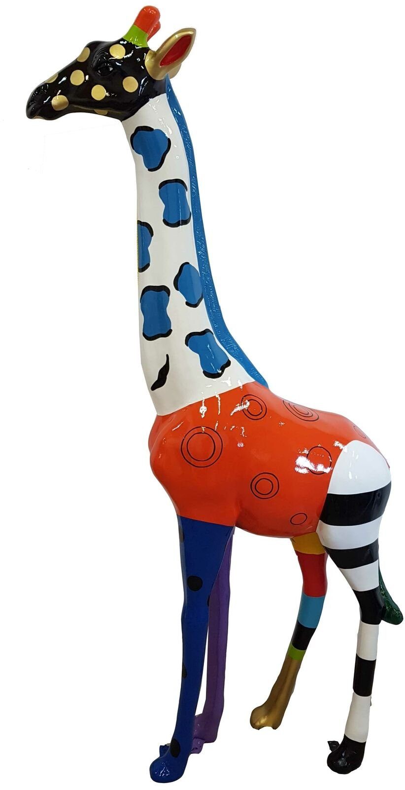 JVmoebel Skulptur, Designer Figuren Moderne Dekorationen Garten Giraffe Statue Skulptur Skulpturen