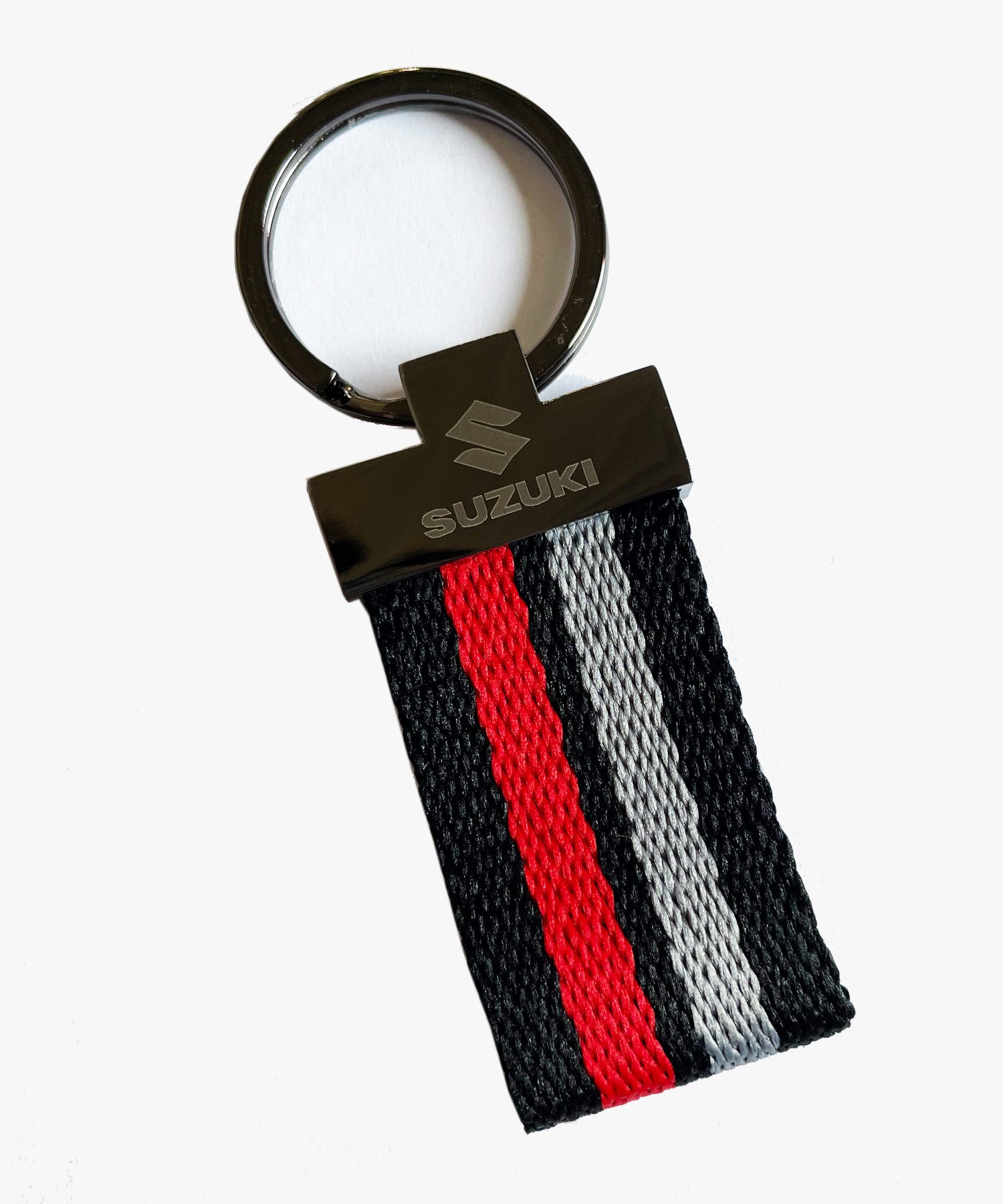 SUZUKI Schlüsselanhänger Suzuki Keyring Schlüsselanhänger, KeyChain M5, 8cm lang, Schwarz