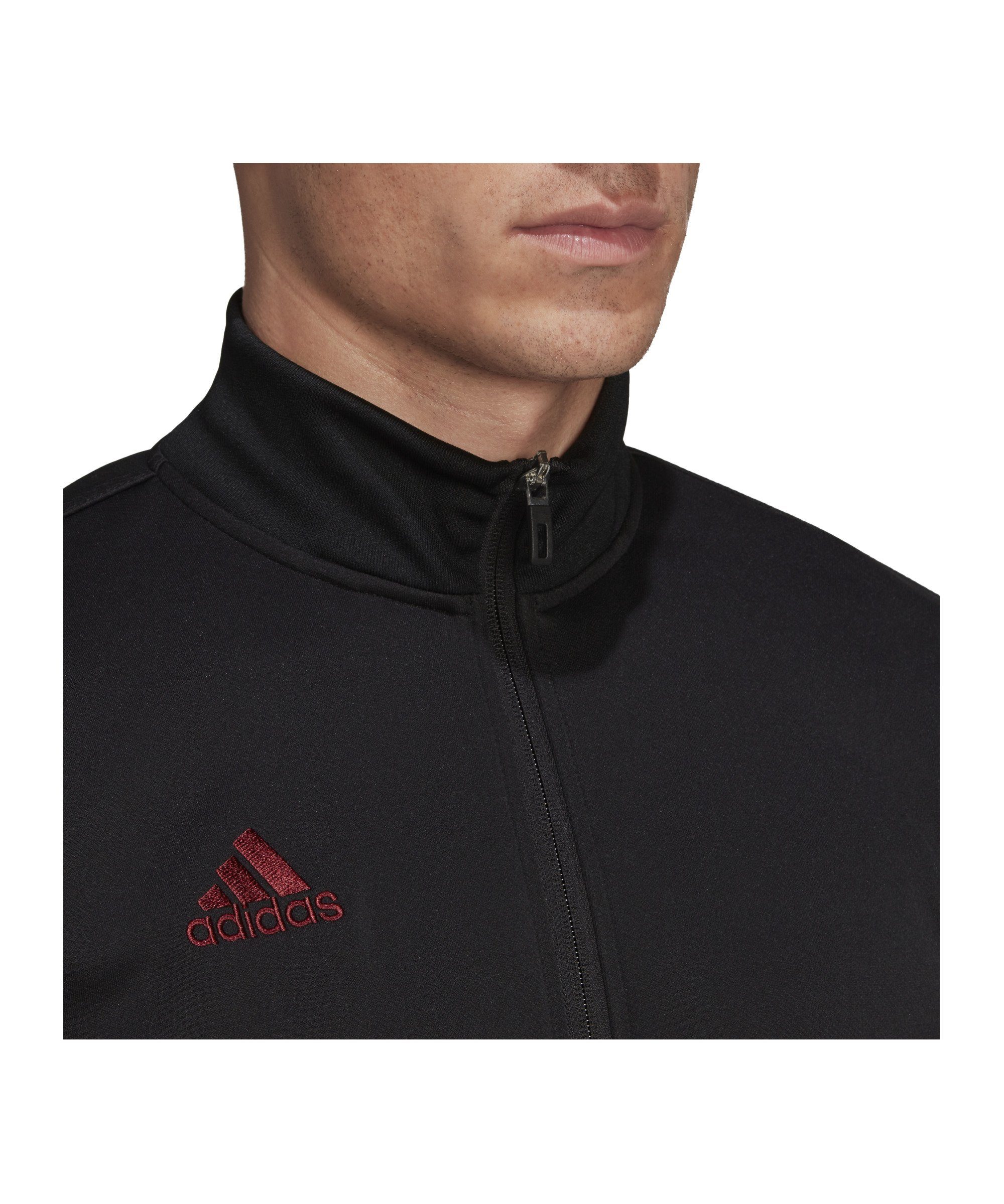 Performance ST Trainingsjacke Sweatjacke schwarzrot adidas Tiro