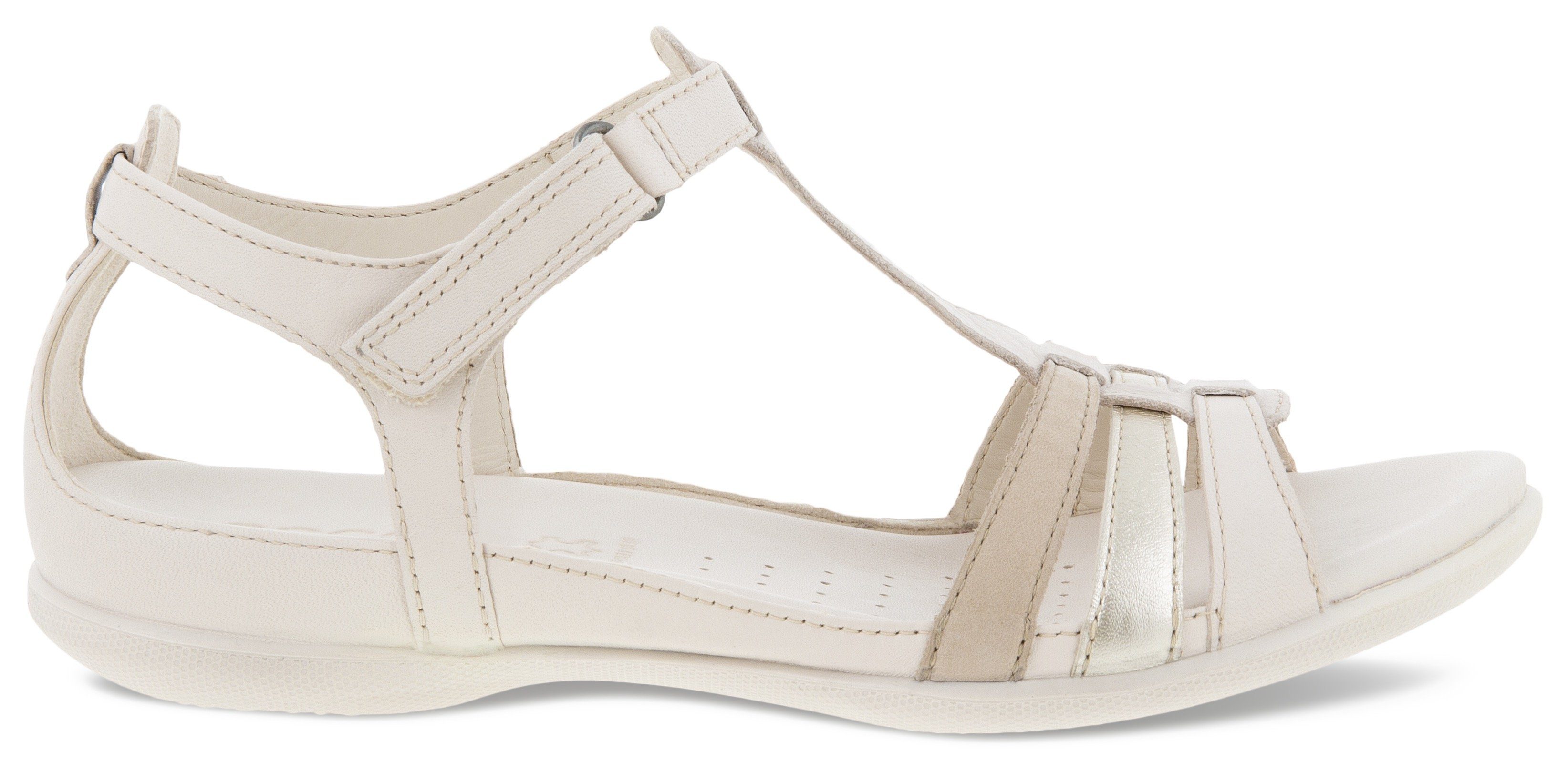 Ecco FLASH Riemchensandale, Sommerschuh, Sandalette, Klettschuh, im Metallic-Look