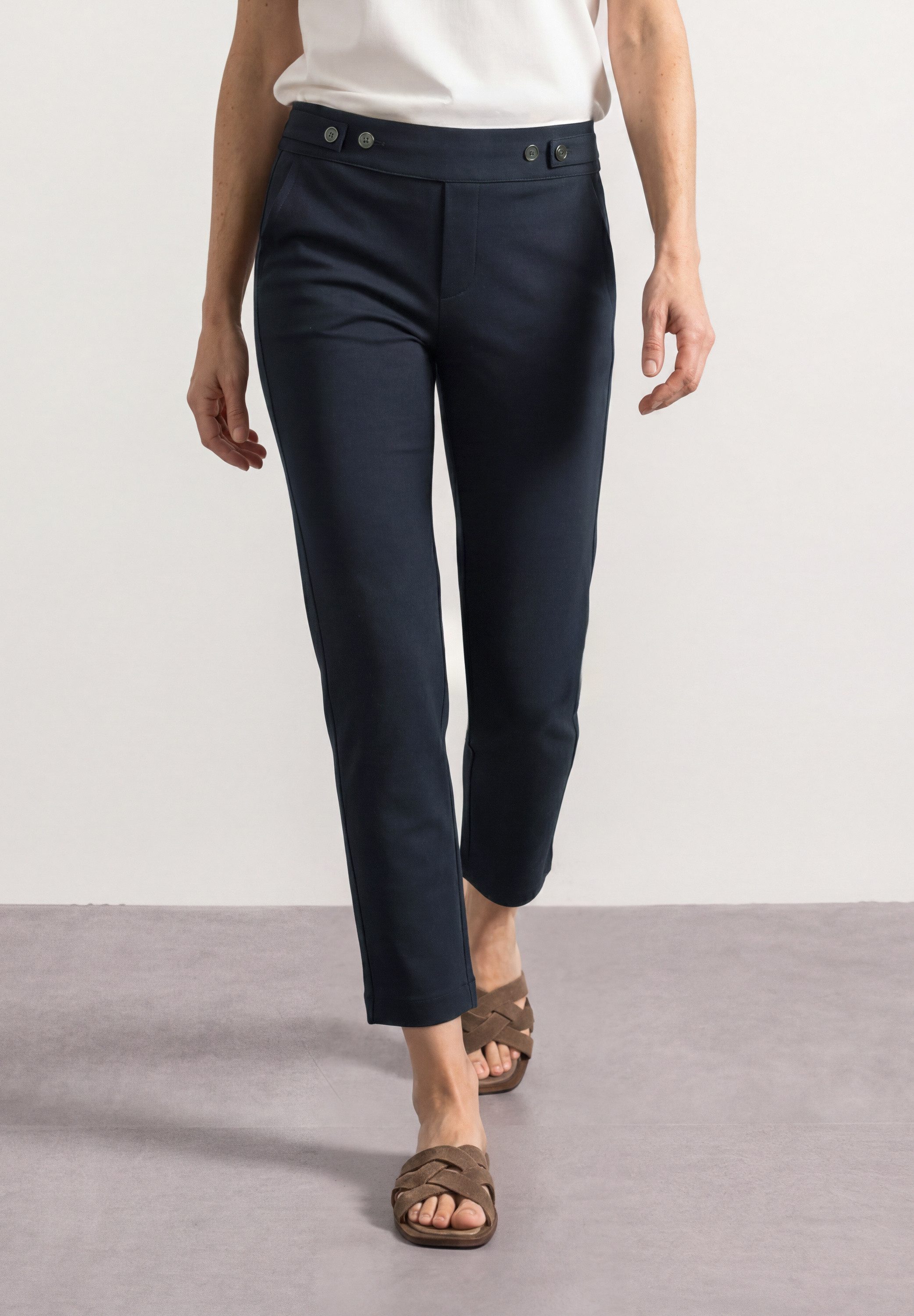 STREET ONE Stoffhose Style Bonny Scuba mit Stretch