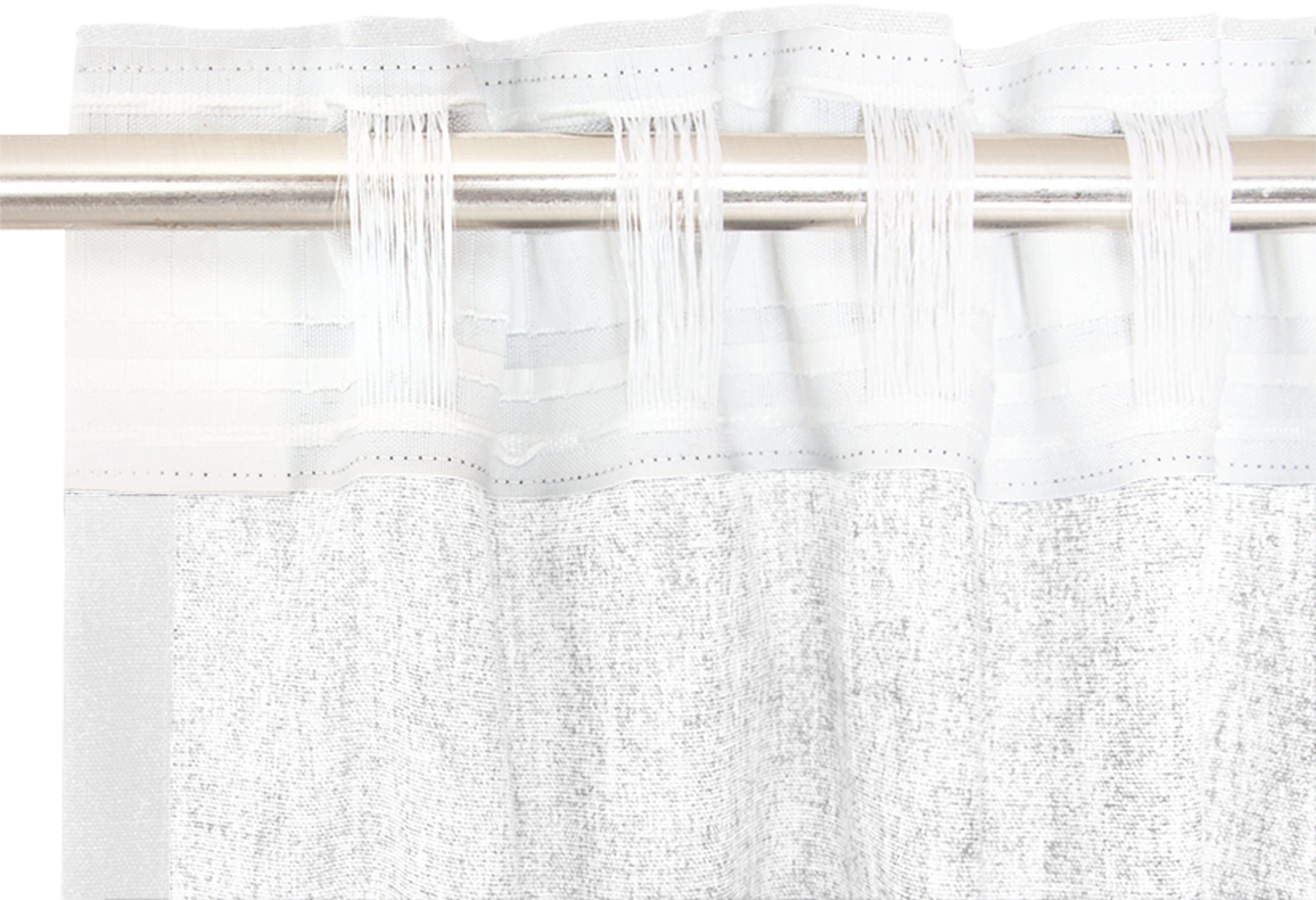 Schlaufen white/creme/weiß verdeckte Esprit, (1 blickdicht, blickdicht aus Baumwolle, St), nachhaltiger Vorhang Neo,