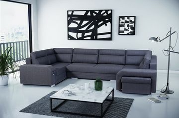 JVmoebel Ecksofa, XXL Wohnlandschaft Ecksofa Sofa Couch Polster Garnitur Designer