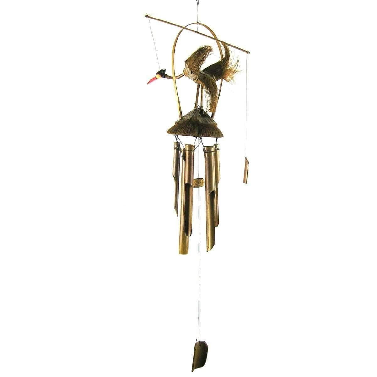 SIMANDRA Windspiel Klangspiel Kranich, Gesamtlänge: ca. 65 cm