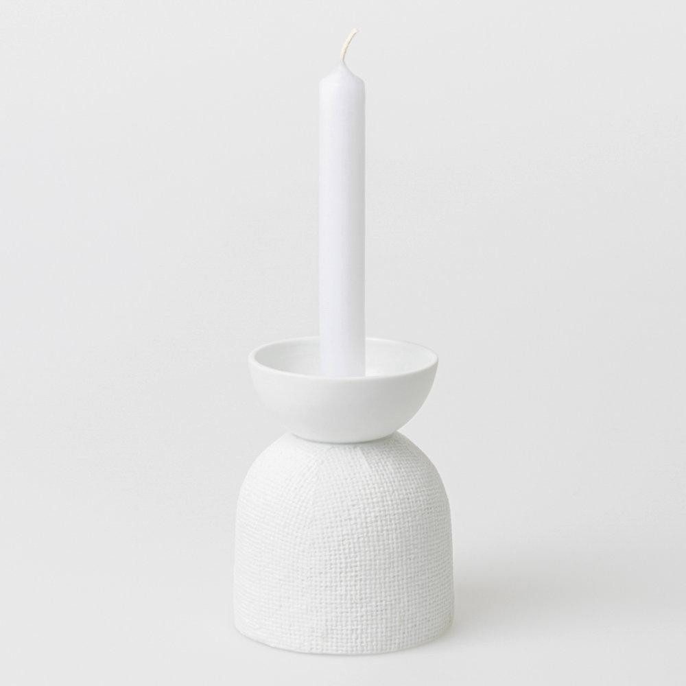 Räder Kerzenhalter Design Kerzenhalter Formsprache Blanko Weiß (12cm)