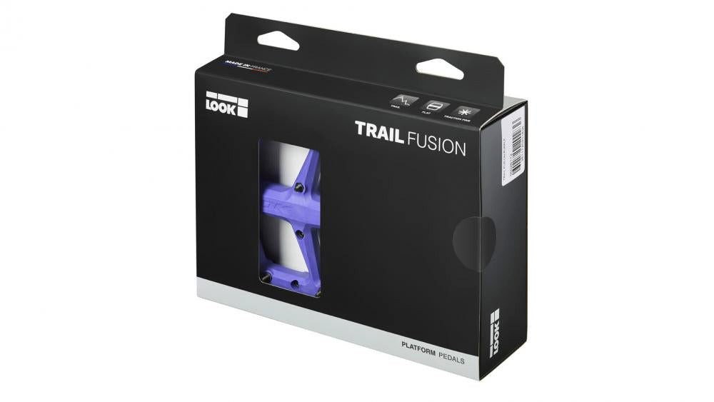 Look Plattformpedale LOOK Trail Fusion Plattformpedale Composite Chromoly 1 Paar, MTB Trail