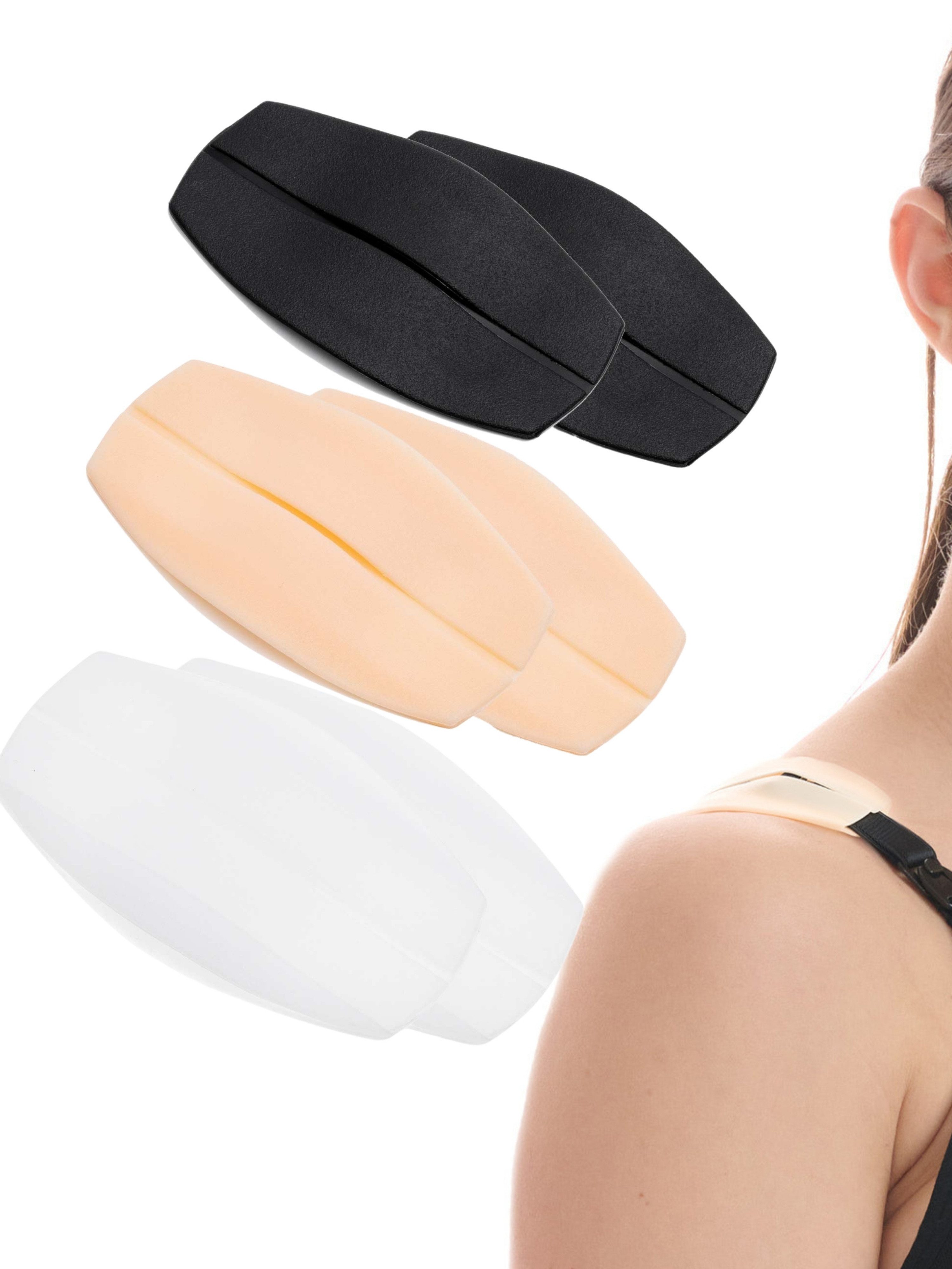 Herzmutter BH-Trägerpolster Schulterpolster - Silikon - 6er-Set Umstand Basics