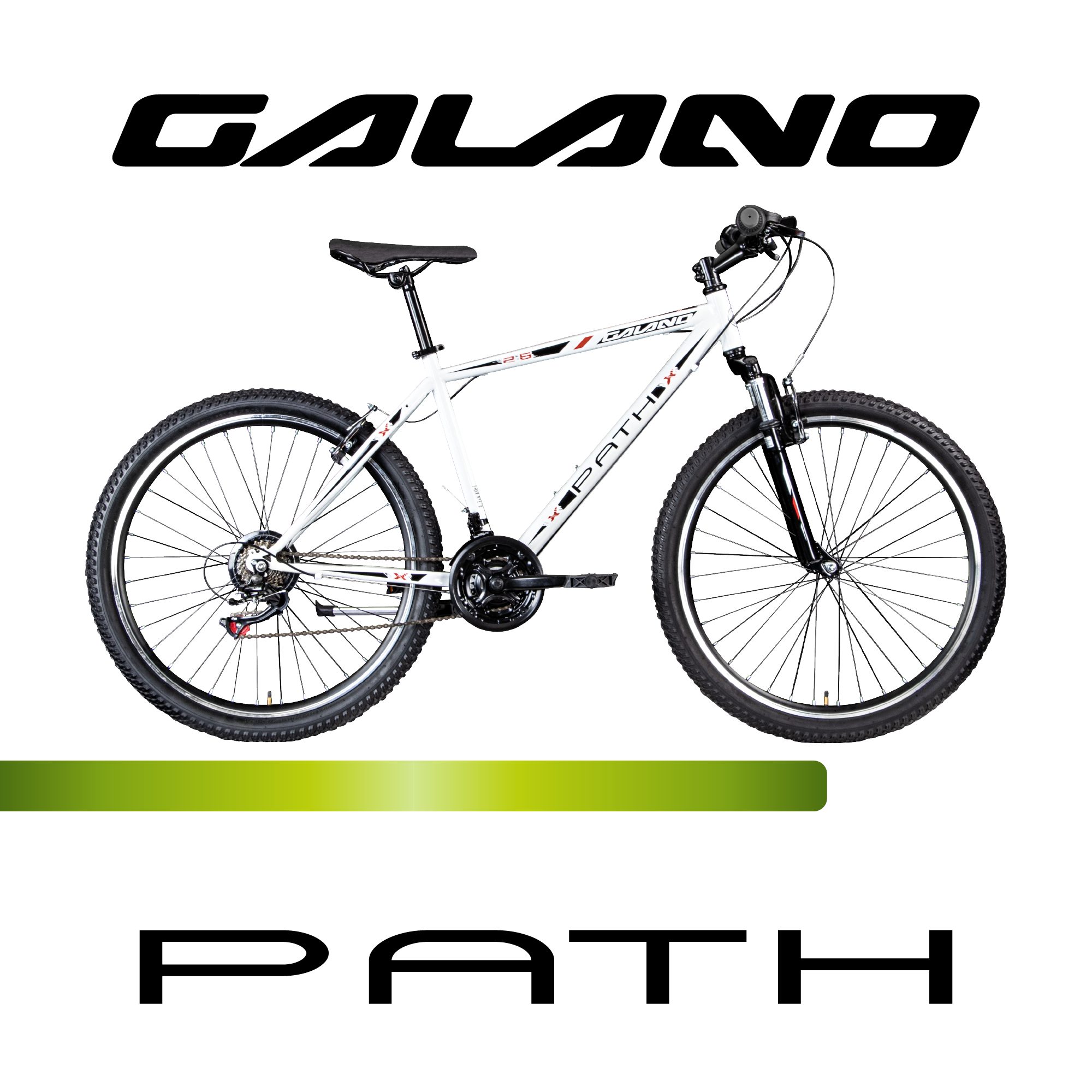 Galano Mountainbike Path, 21 Gang, Kettenschaltung, Mountainbike Jugendfahrrad ab 160 cm Fahrrad MTB Hardtail