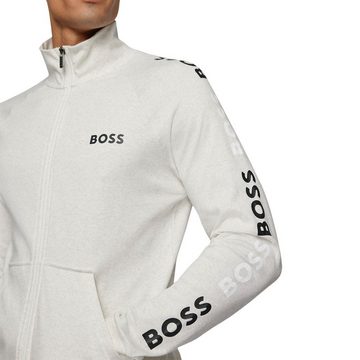 BOSS Trainingsjacke Contemp. Jacket Z mit sich wiederholenden BOSS-Logo an den Ärmeln