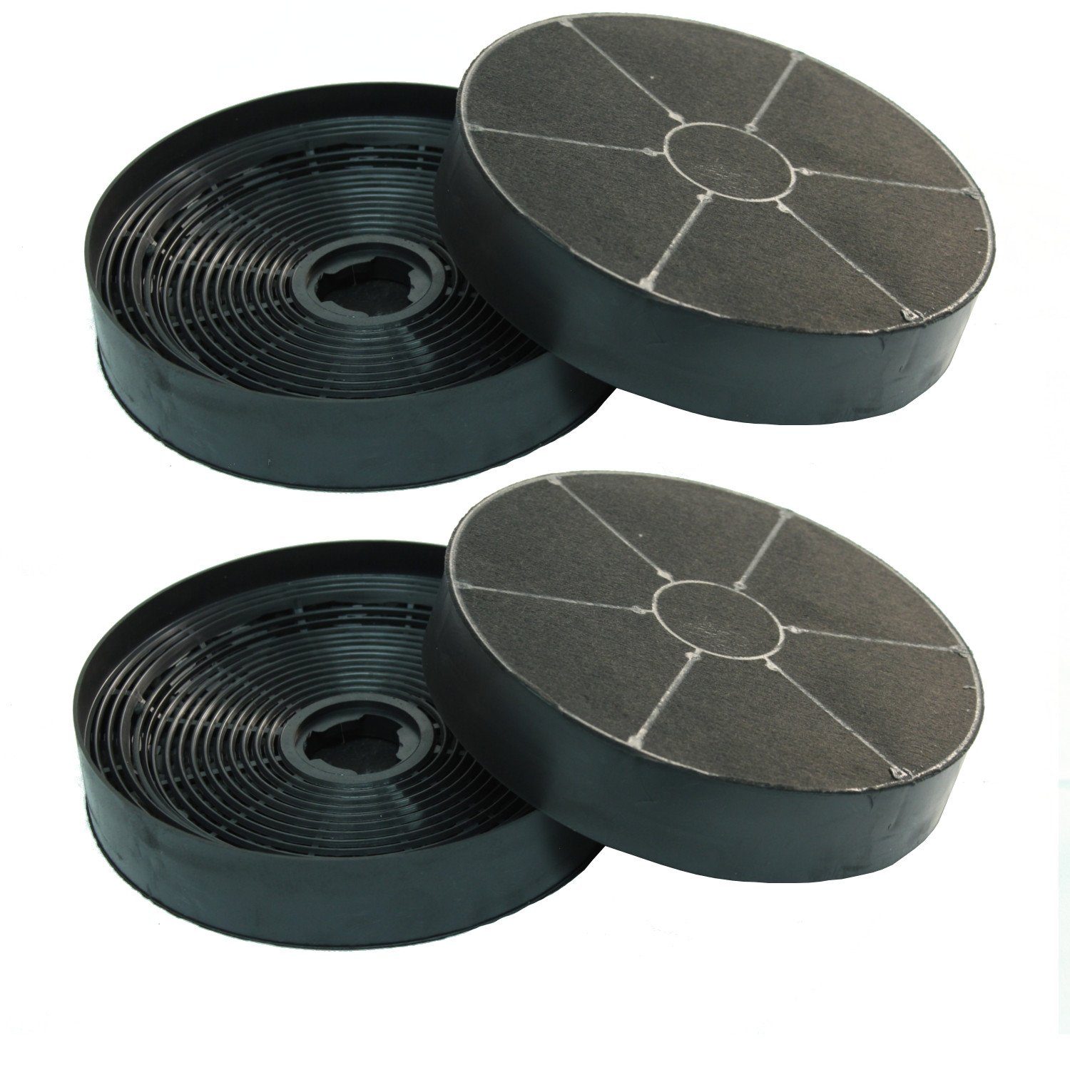keenberk Aktivkohlefilter 4x Fettfilter für Bomann KF561, PKM CF110, respekta MIZ 0023