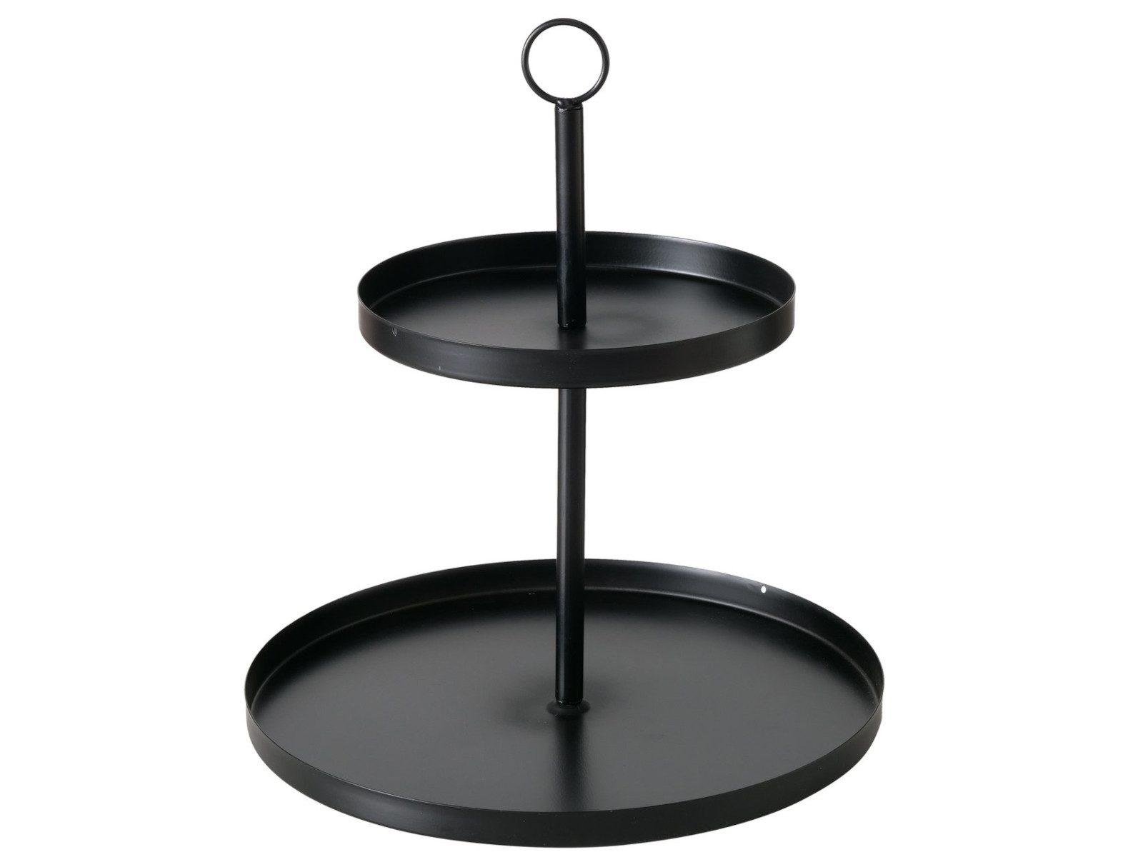 BOLTZE Etagere Samina Etagere schwarz 33cm (1 Stück), Eisen, (Etageren)