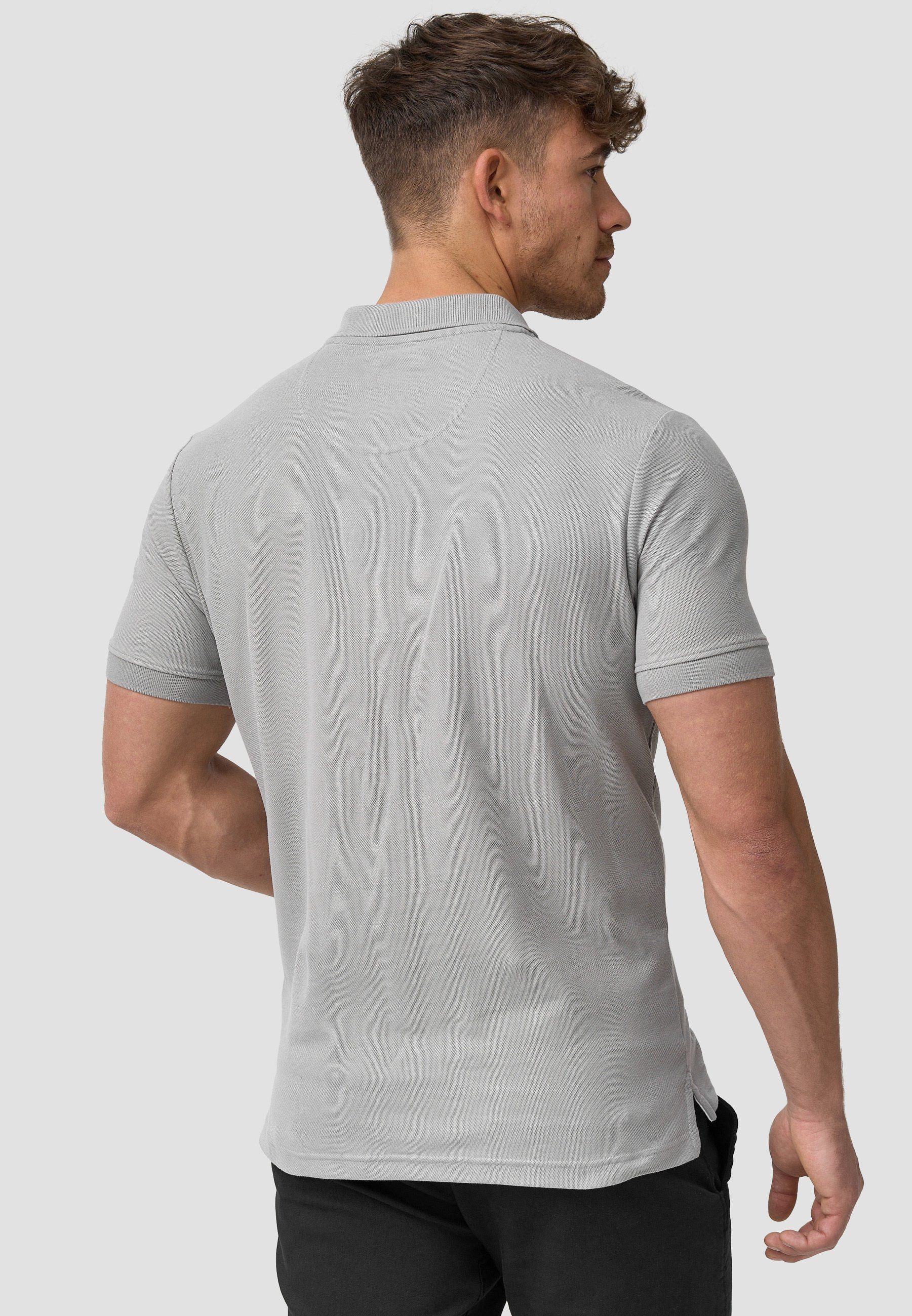 Indicode Poloshirt Herren Wadim Polo Shirt Herrenshirt mit feiner Logo-Stickerei auf der Brust