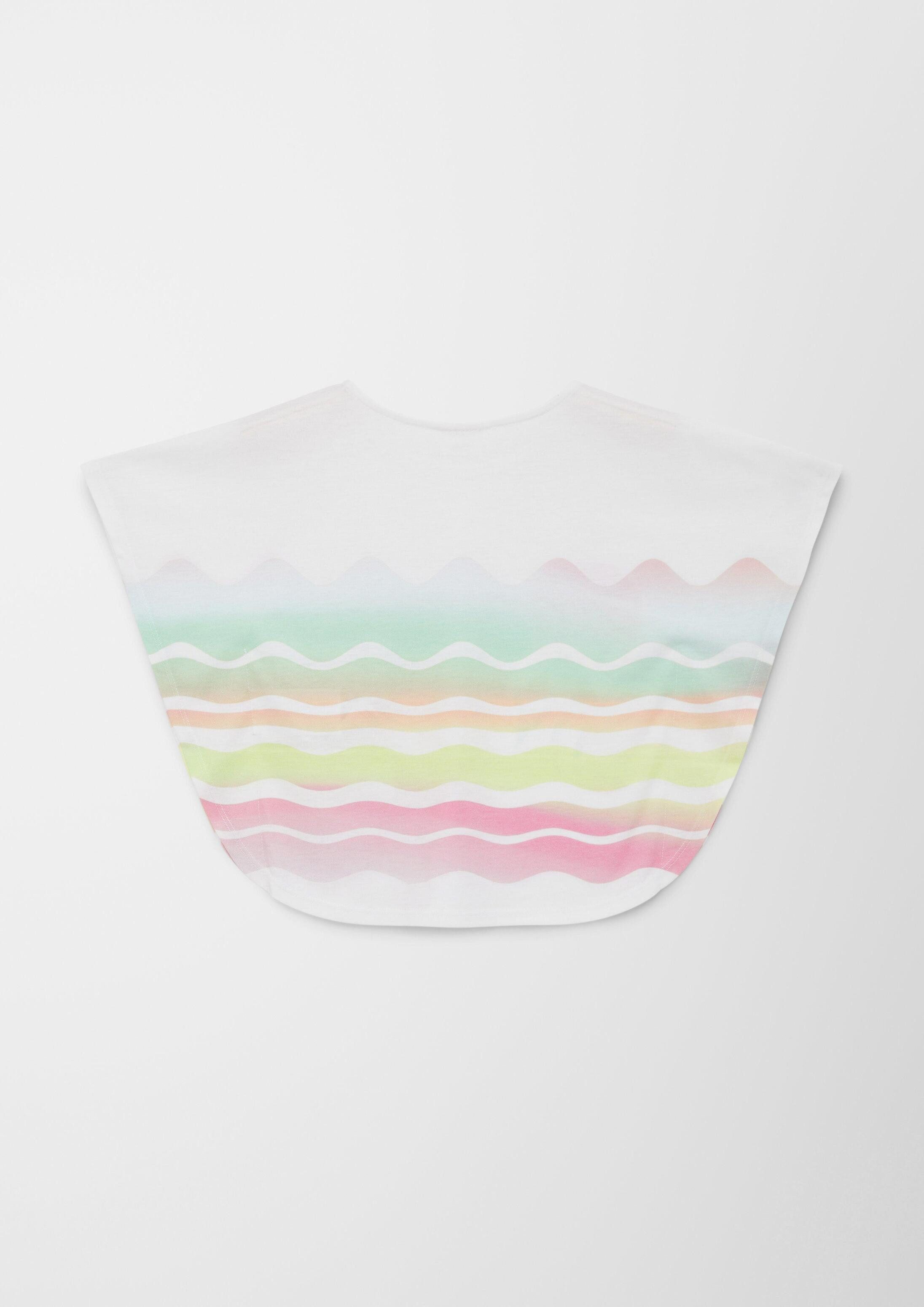 s.Oliver Kurzarmshirt T-Shirt Jerseyshirt im Loose Fit