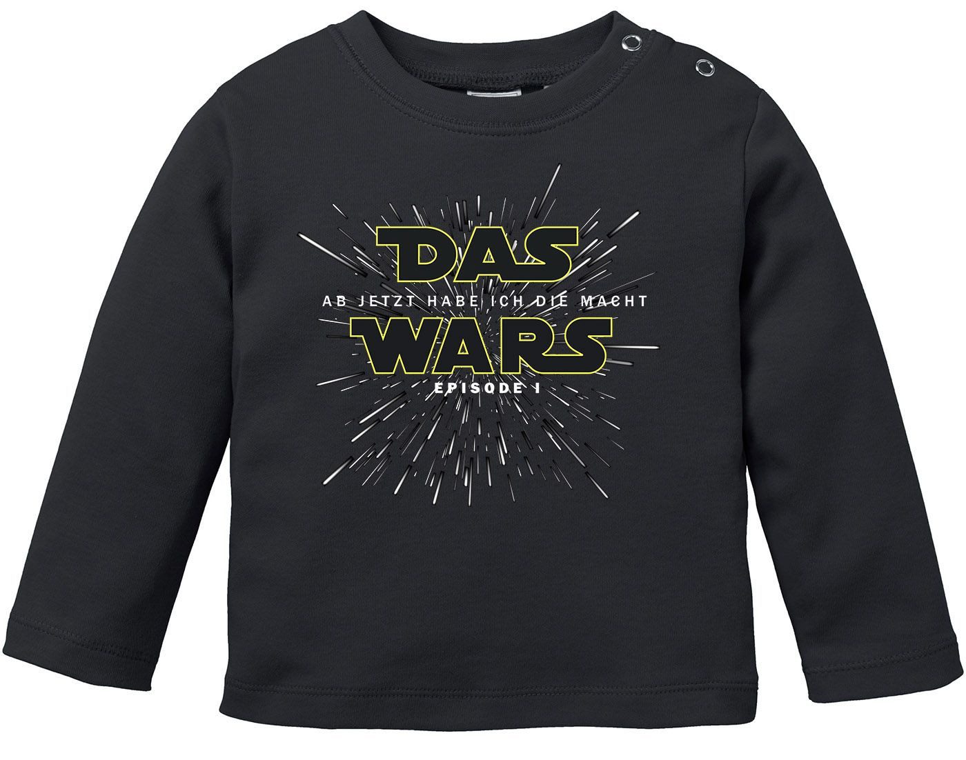 Rundhalsshirt Baby Langarmshirt Babyshirt Babyshirt Das Wars ab jetzt hab ich die