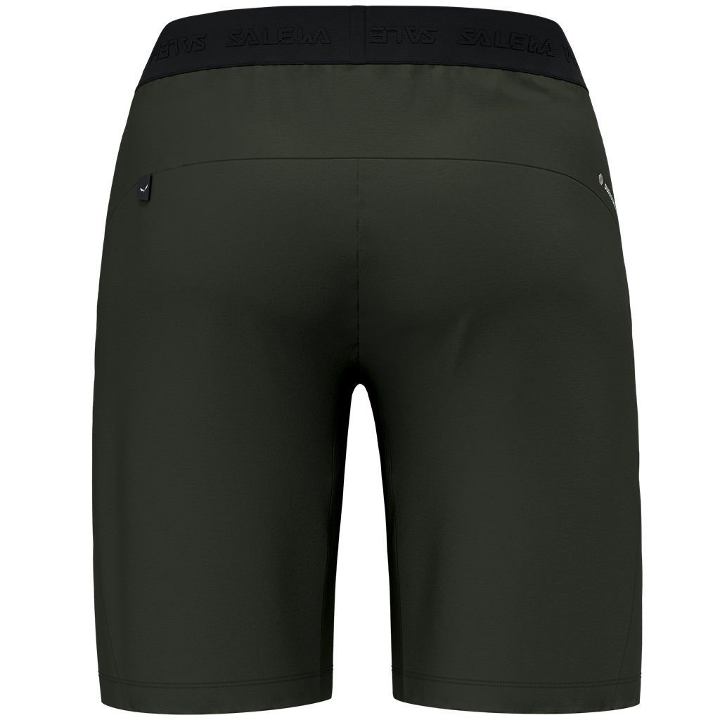 Salewa Trekkinghose Trekking-Wanderhose Puez 4 Short (4-Wege-Stretch) kurz olivegrün