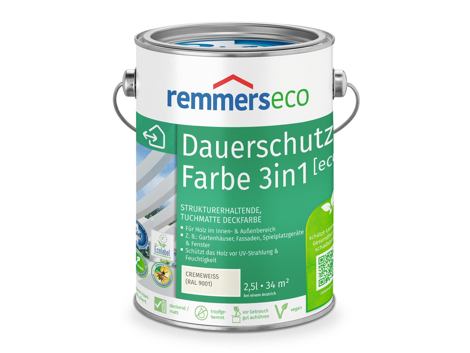 Remmers Ölfarbe Öl-Farbe [eco] anthrazitgrau (RAL 7016) 2,5 Liter