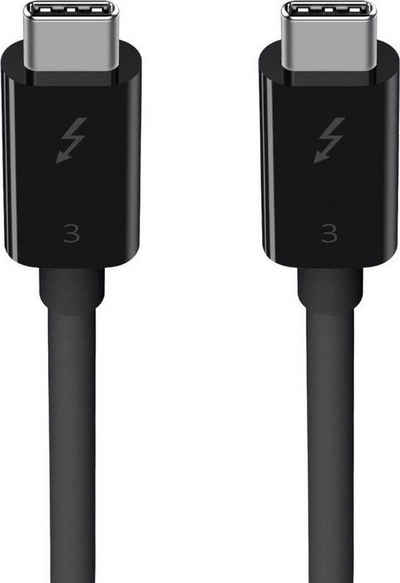 Belkin Thunderbolt 3-Kabel USB Type-C 100 W 0,8 m USB-Kabel, USB-C, Thunderbolt (80 cm)