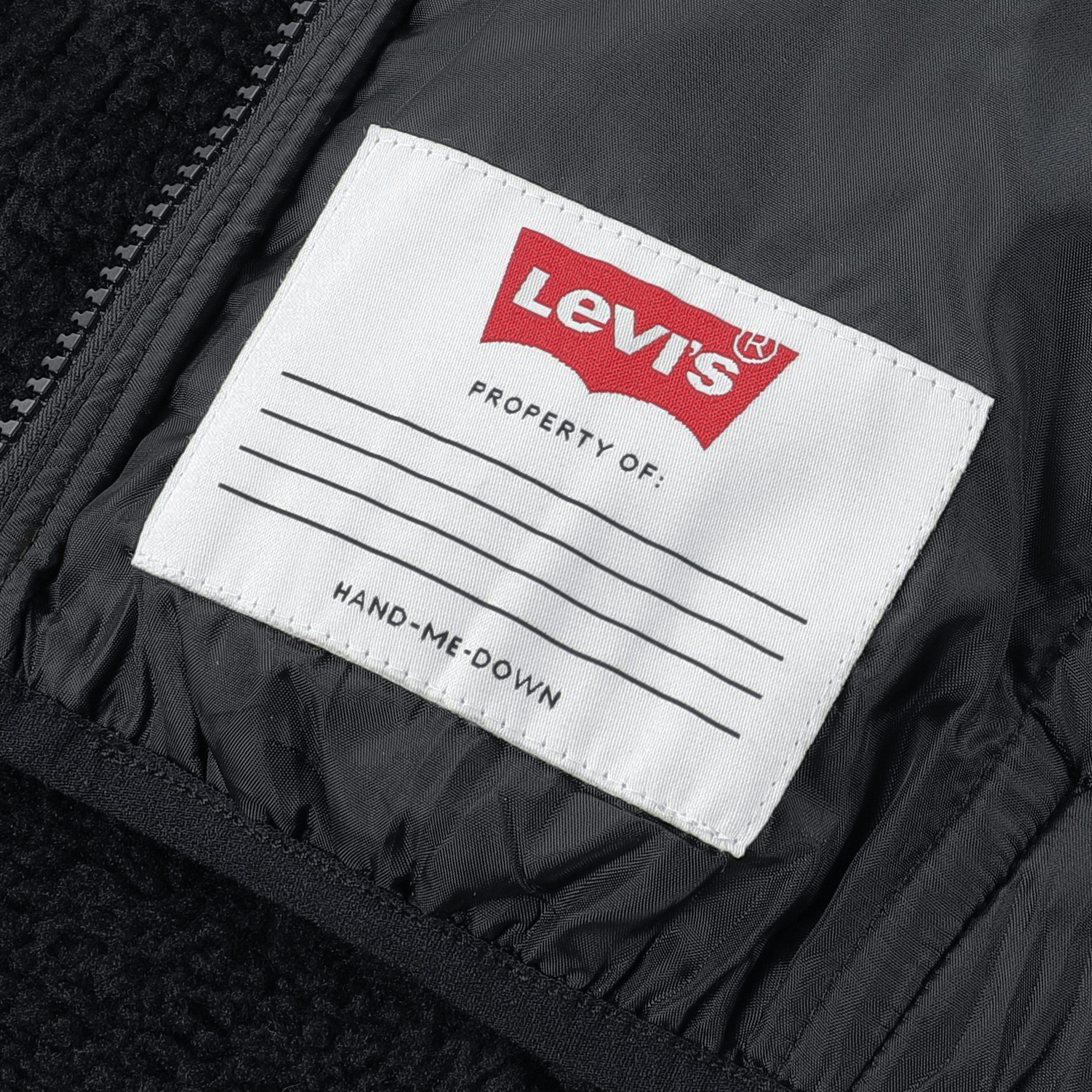Levi's® Kids Plüschjacke LVG SHERPA ZIP UP JACKET mit Stehkragen, wärmend - for Girls – Bild 4 von 4