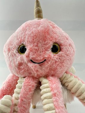 soma Kuscheltier Krake Plüsch Spielzeug Octopus Kuscheltier Cartoon Oktopus Rosa 20 cm (1-St), Super weicher Plüsch Stofftier Kuscheltier für Kinder zum spielen