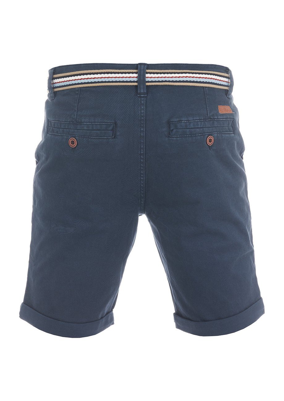 riverso Chinoshorts Herren Shorts RIVKlaas Regular Fit Bermudashorts mit Gürtel