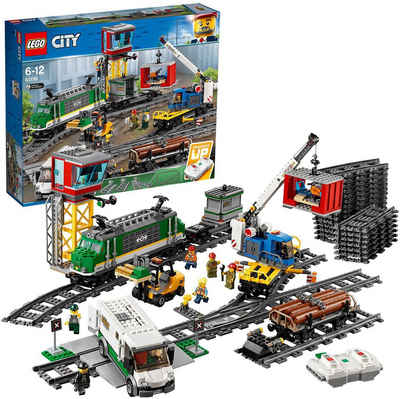 LEGO® Konstruktionsspielsteine »Güterzug (60198), LEGO® City«, (1226 St)
