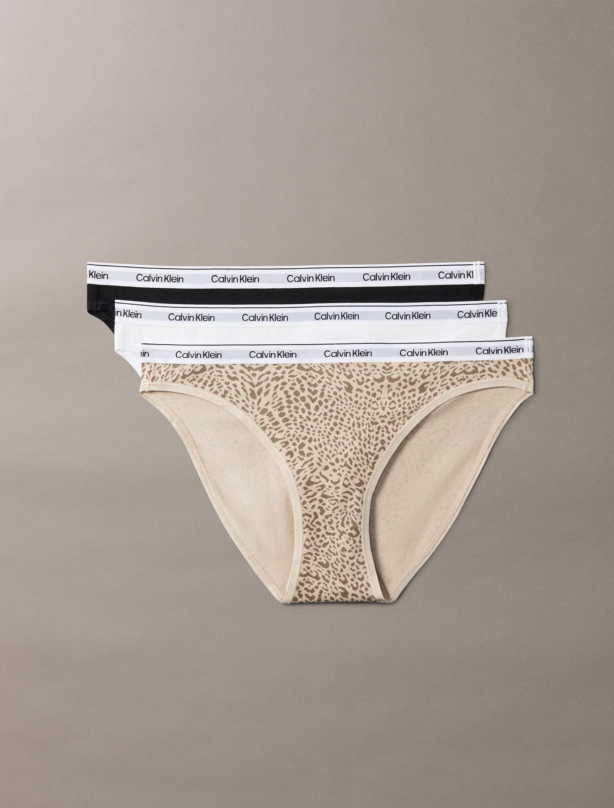 Calvin Klein Underwear Bikinislip BIKINI 3PK (Packung, 3er-Pack) Körpernahe Passform mit elastischem Bund