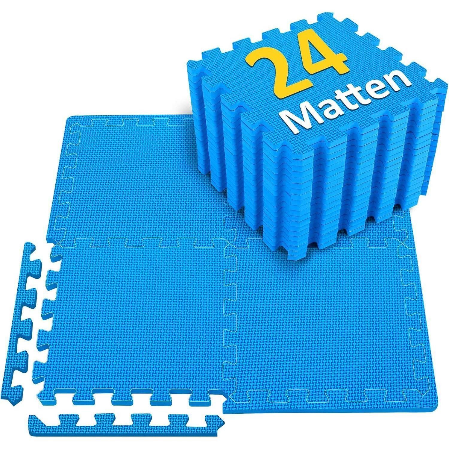 Fitnessmatte Bodenschutzmatte Fitness Set Puzzlematte Eva Sportmatte rutschfest