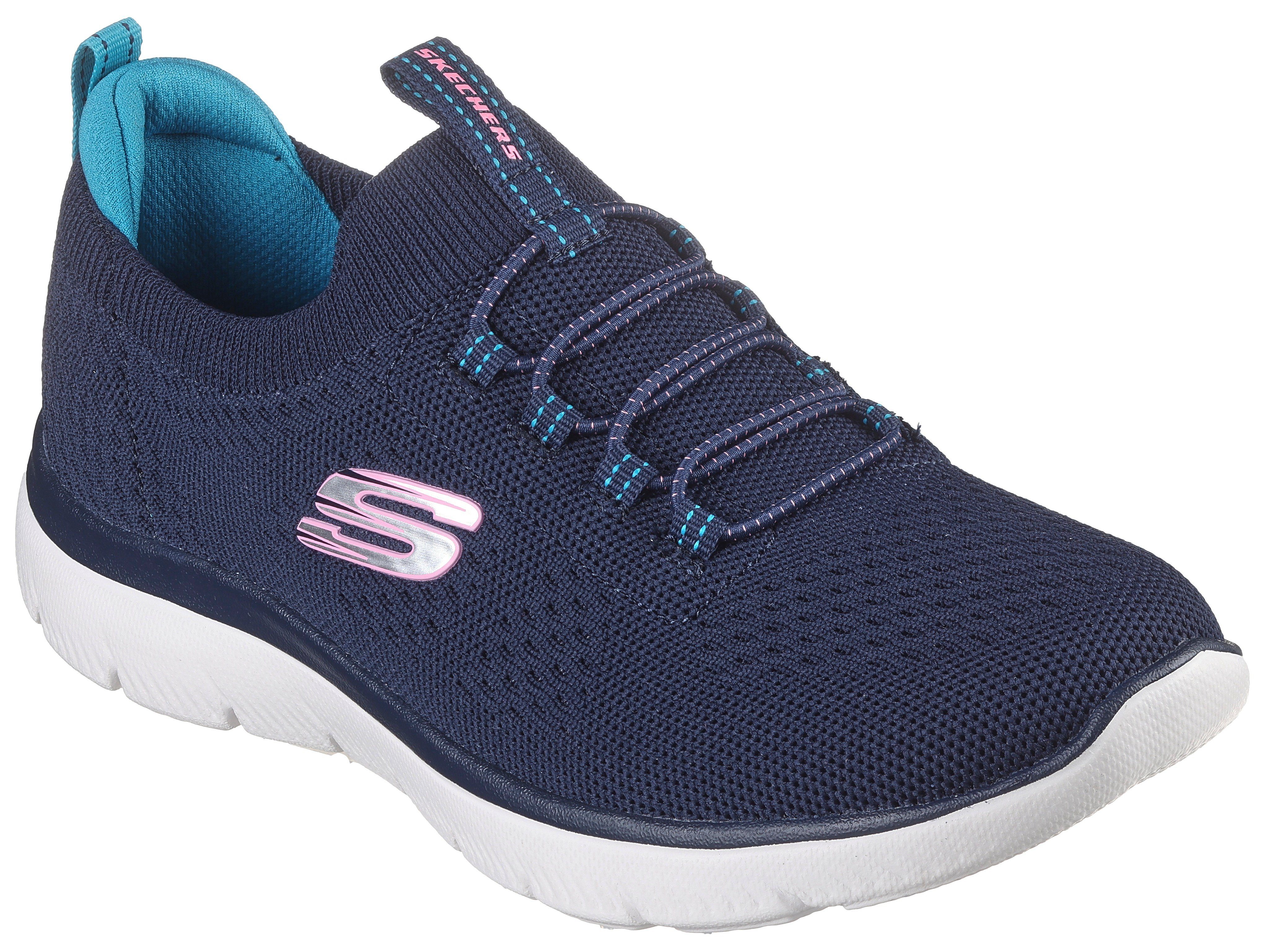 Skechers SUMMITS Slip-On Sneaker, Freizeitschuh, Halbschuh, Slipper mit fle günstig online kaufen