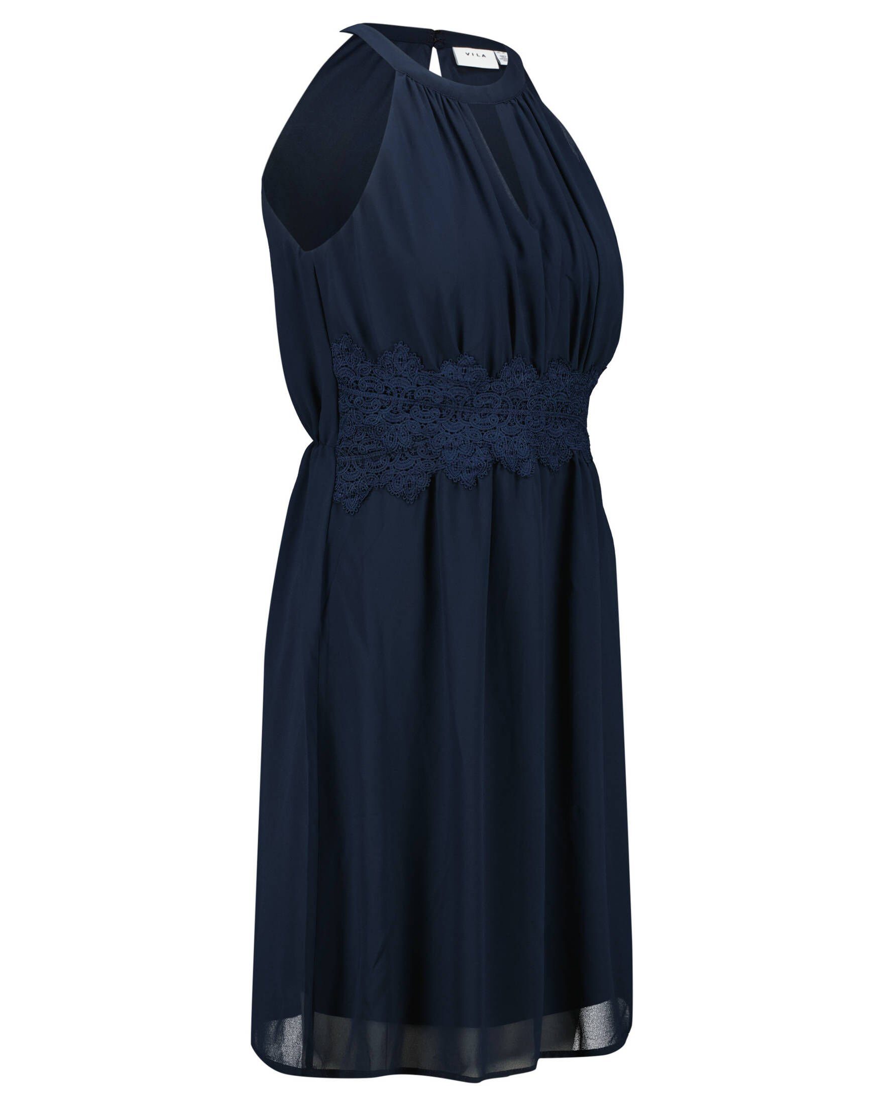 Vila Cocktailkleid DRESS Damen VIMILINA Cocktailkleid (1-tlg) düne HALTERNECK (28)