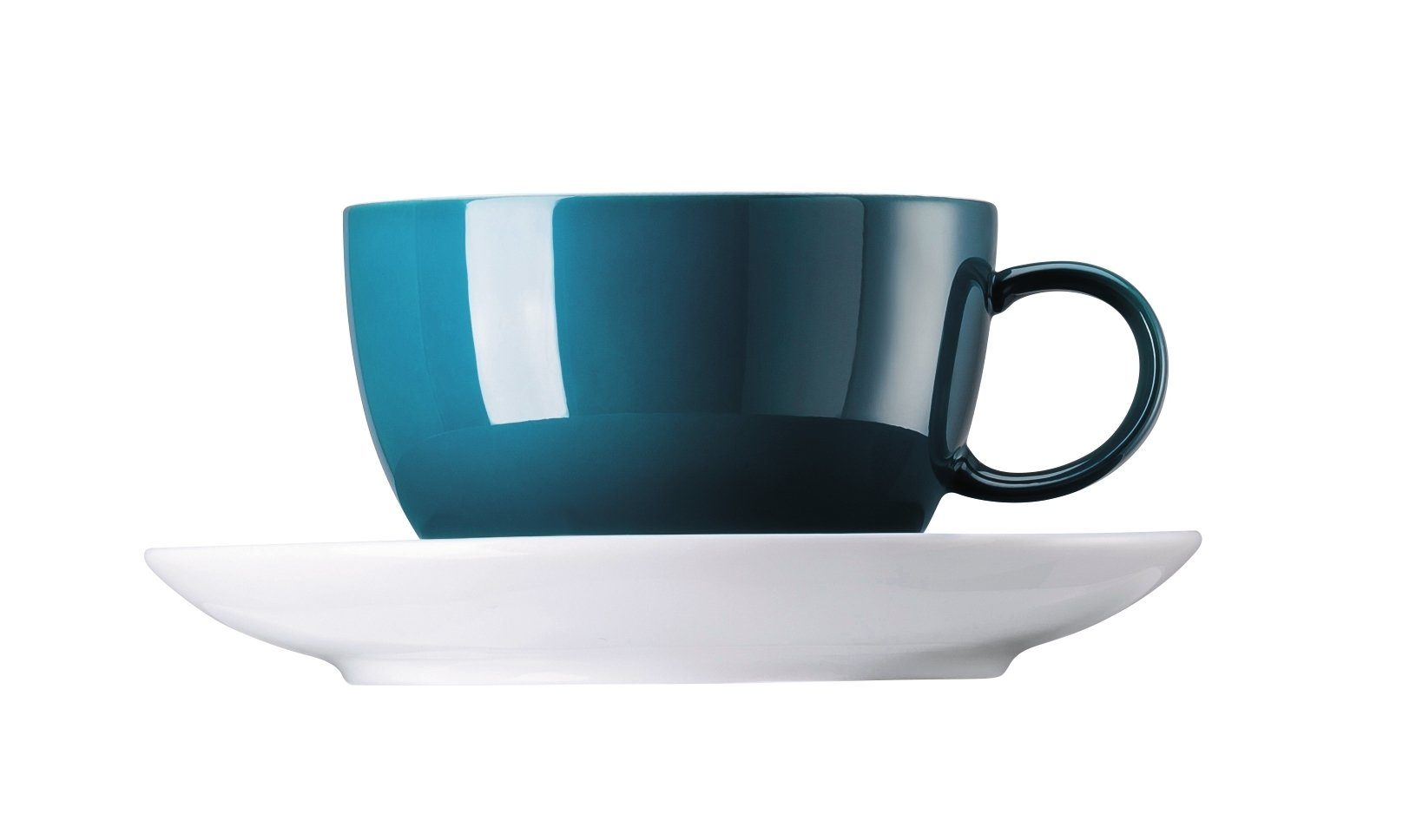 Thomas Porzellan Tasse Sunny Day Seaside Green Teetasse 2 tlg., Porzellan