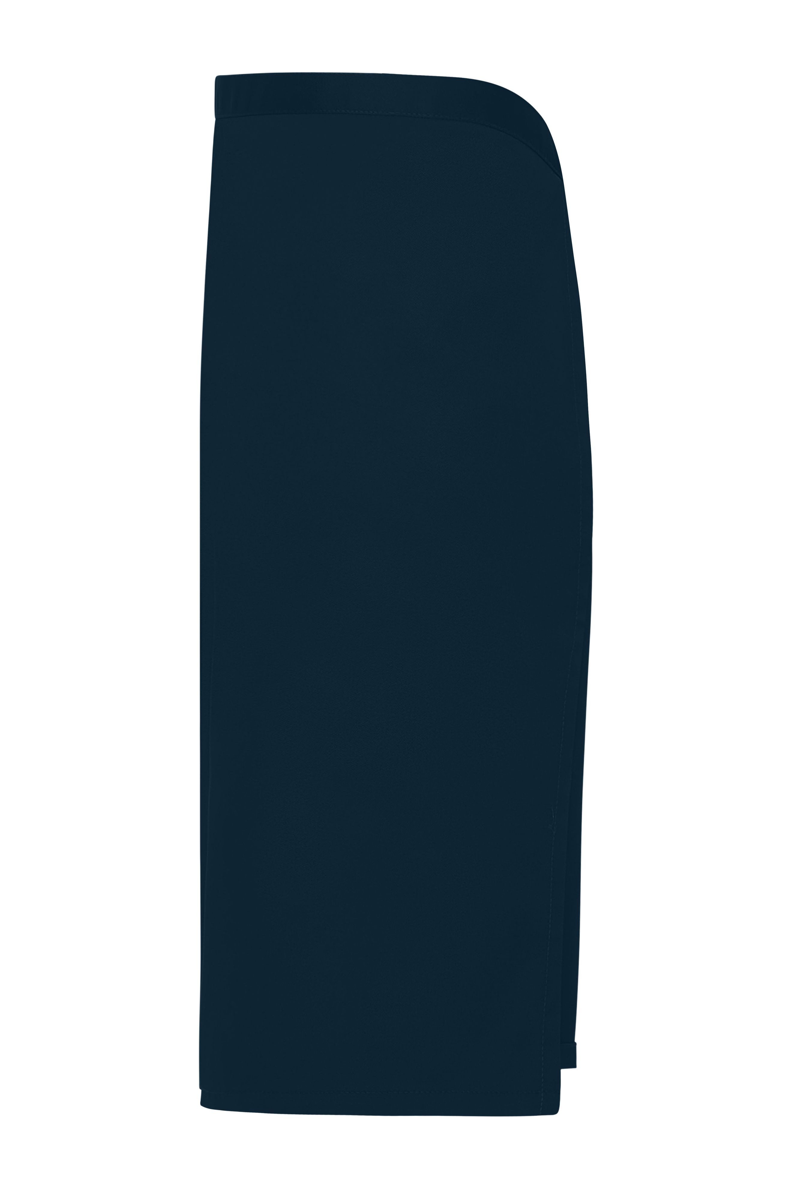 Daiber Kochschürze Kurze Bistroschürze durchgehendes Bindeband ⚥ One Size navy, (1-tlg), durchgehendes Bindeband