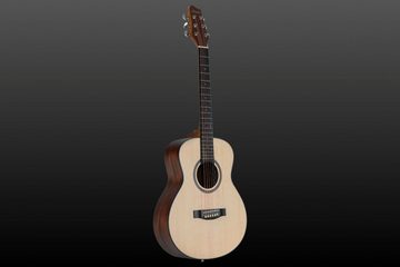 Shaman Westerngitarre BB1-N Lil'D Shortscale Gitarre - Korpusform: Mini Jumbo, Boden & Zarge: Mahagoni