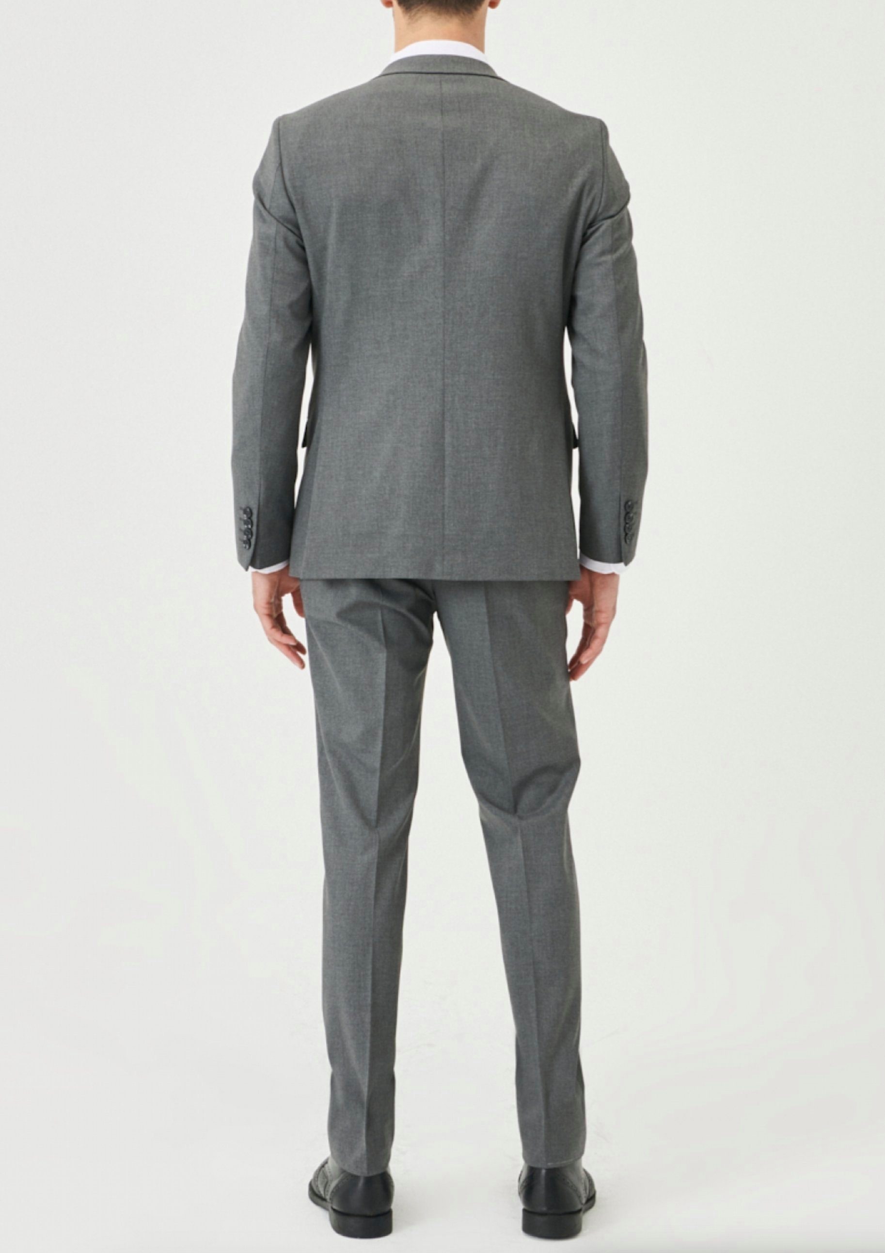 Keskin Collection Anzug Anzug Herren Stretch Keskin Collection Herren Anzug Grau Regular Fit (Set, Anzug Set, Sakko&Hose)