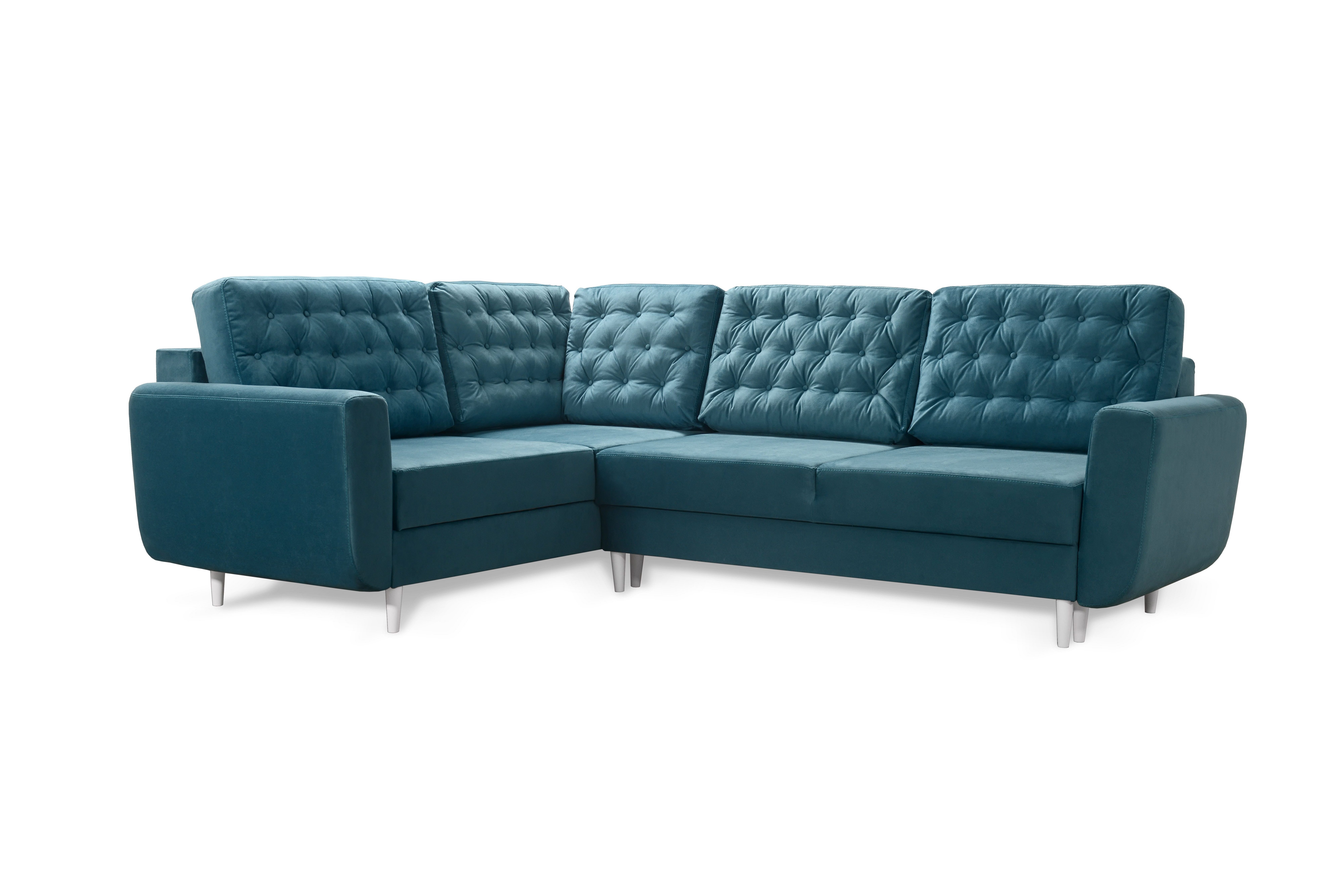 robin Sofa L-Form Sofa mit Schlaffunktion, 2 Каркасы кроватей & Kissen