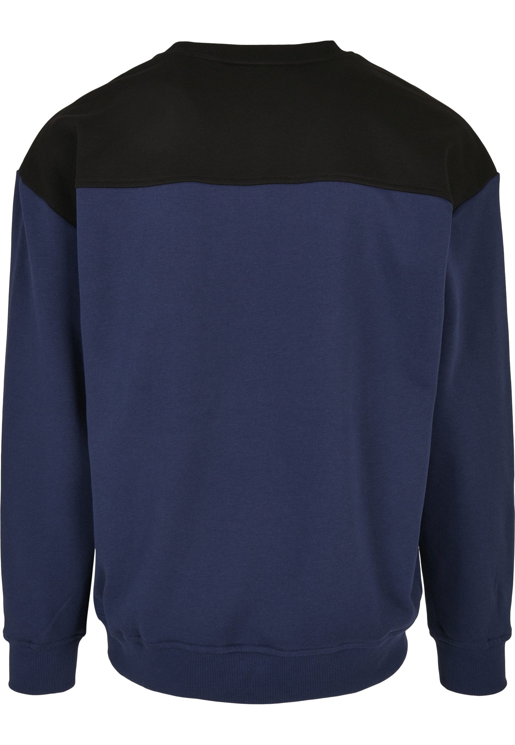 URBAN CLASSICS Sweatshirt Urban Classics Herren Upper Block Crewneck (1-tlg)