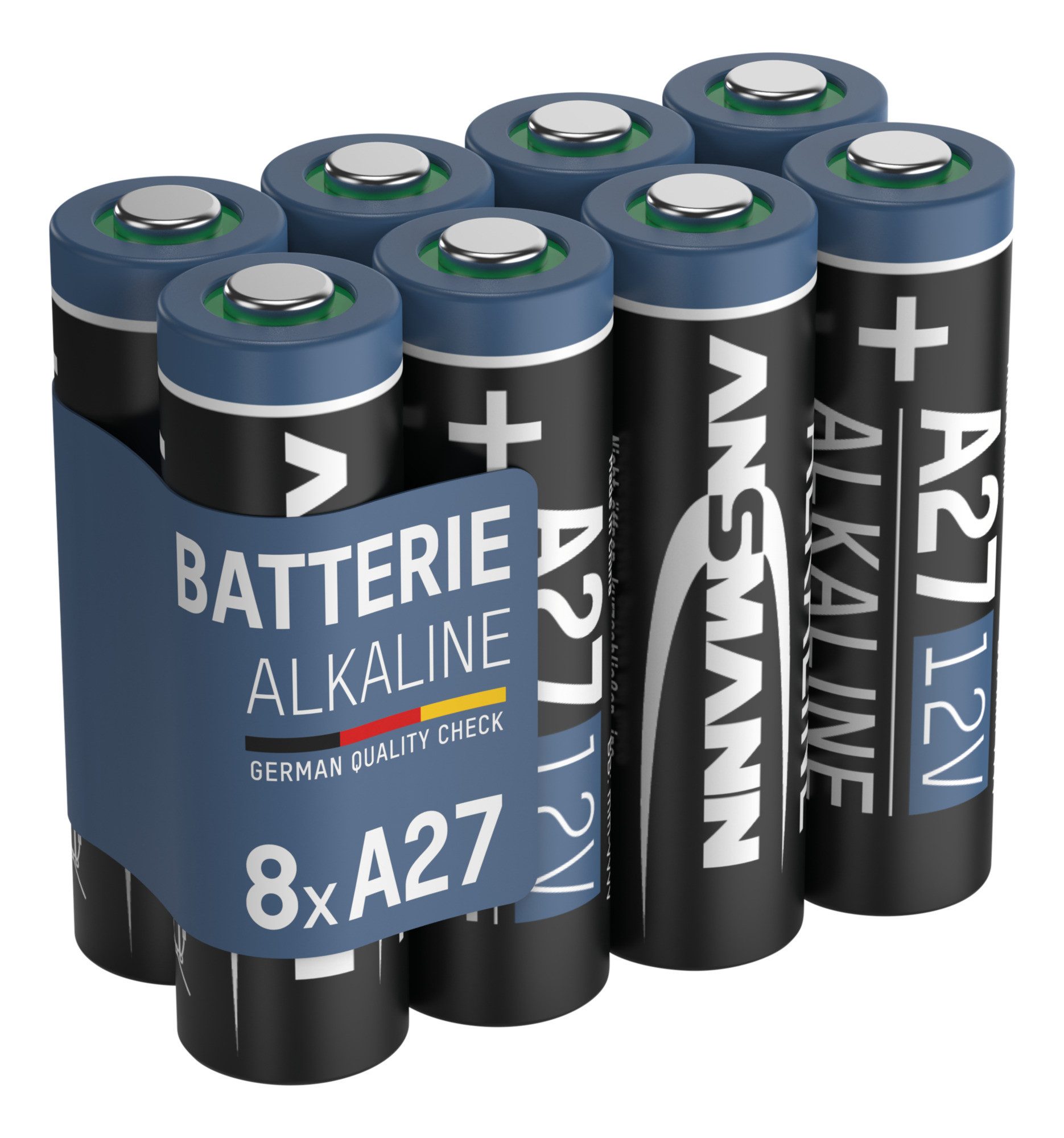 ANSMANN AG A27 12V Alkaline Batterie Spezialbatterie - 8er Pack Batterie