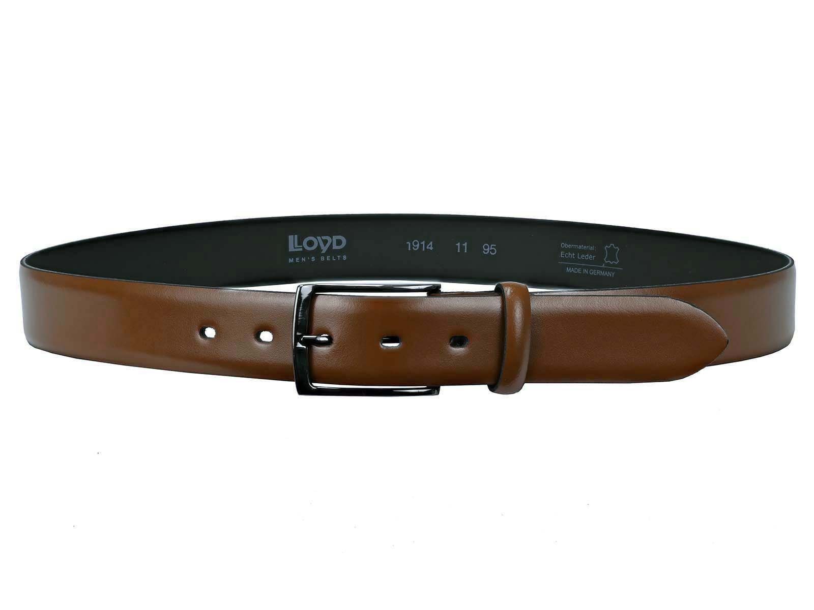 LLOYD Men’s Belts Ledergürtel LLOYD-Herren-Ledergürtel 35 mm dkl.Schließe günstig online kaufen
