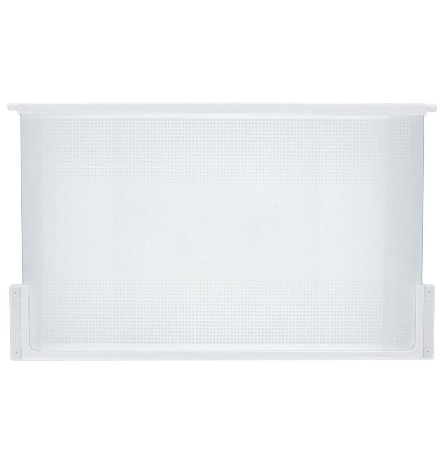 VIOKS Einlegeboden Glasplatte oben Ersatz für Liebherr 9293003 495x300mm, mit Leisten für Kühlschrank KühlGefrierKombination