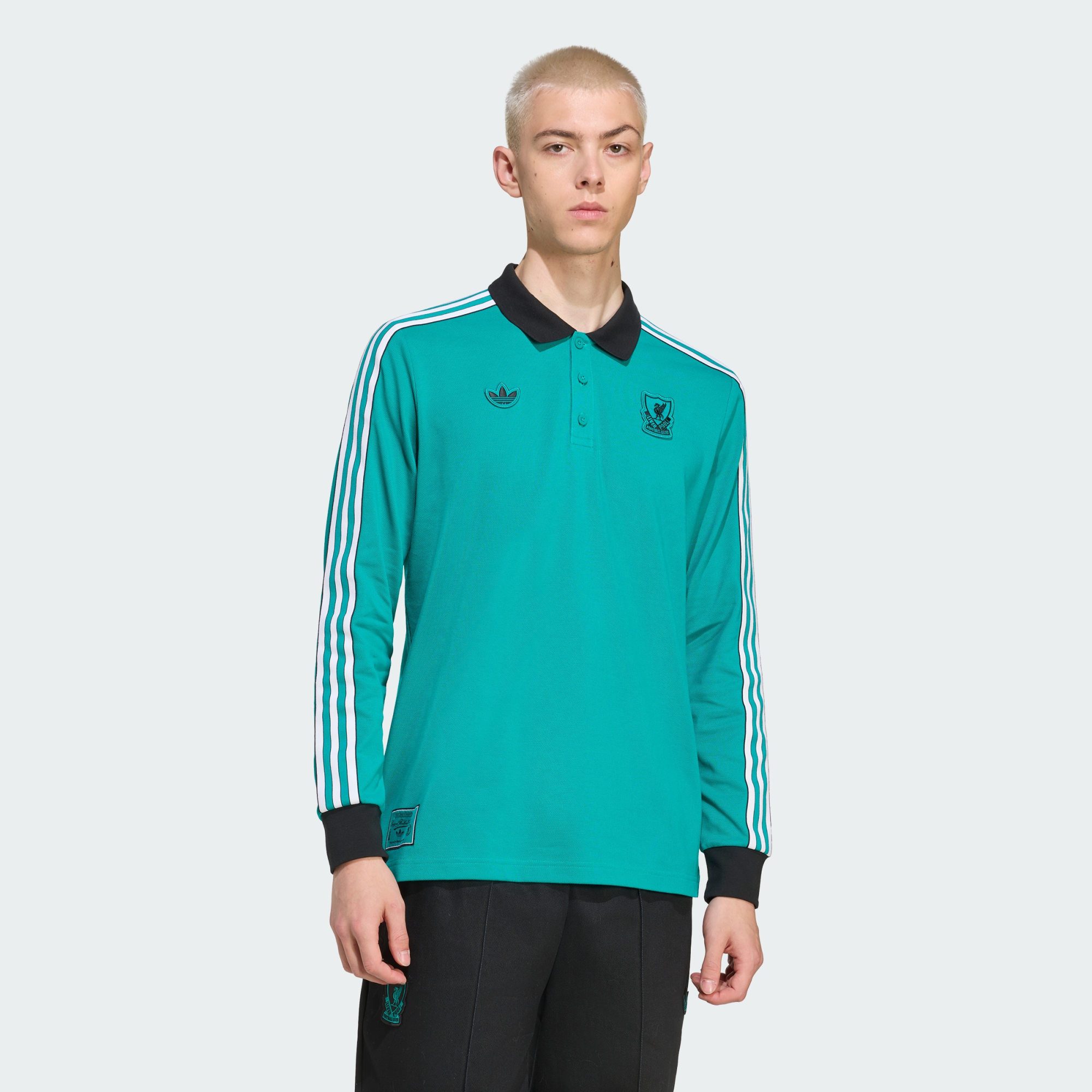 Langarm-Poloshirt LIVERPOOL FC TERRACE ICONS LANGÄRMELIGES POLOSHIRT