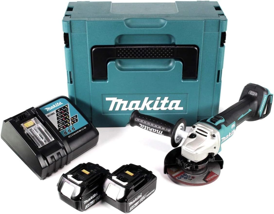 Makita Akku-Winkelschleifer DGA505RFJ