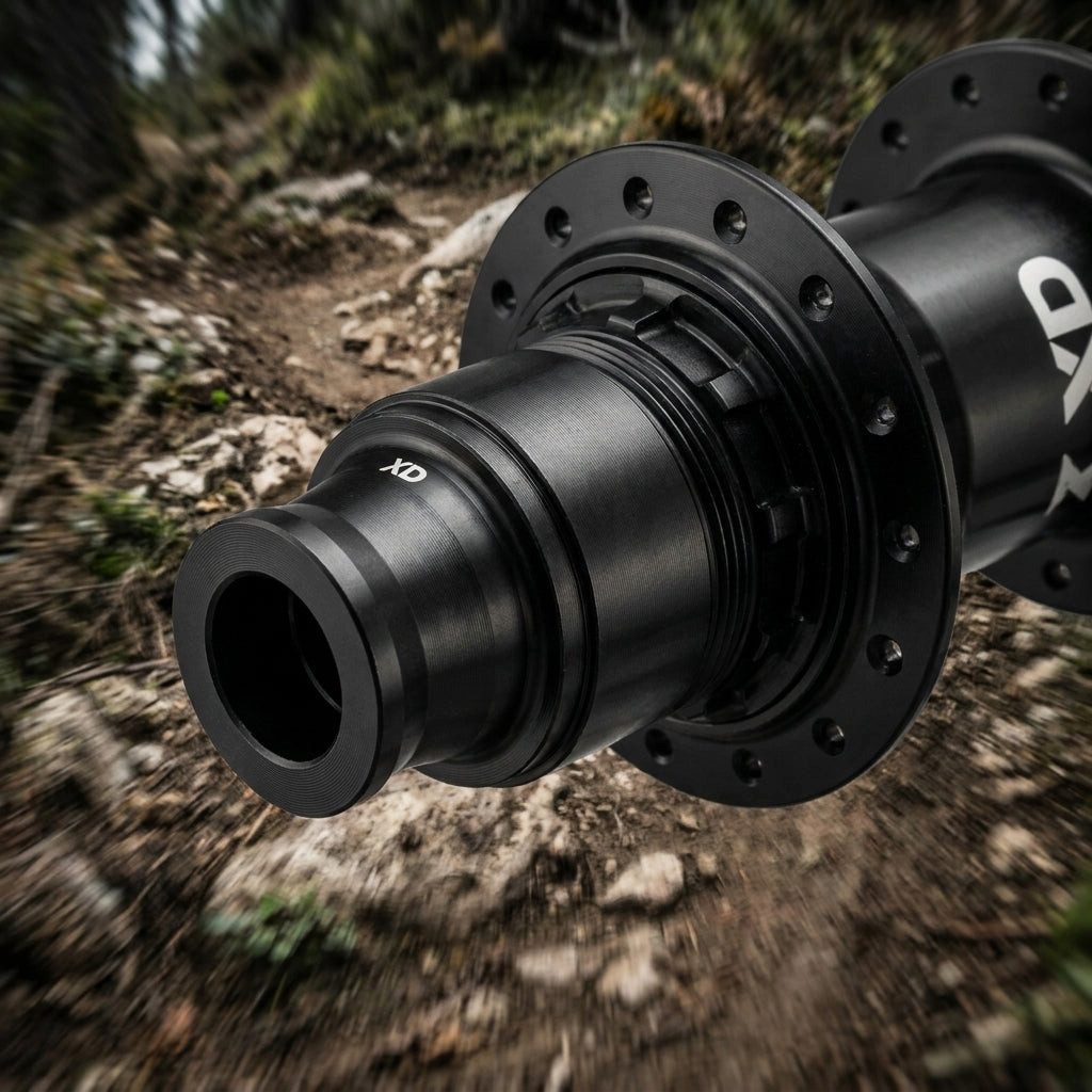 DT Swiss Laufrad DT Swiss Umrüstkit Achse HR 12 mm Schwarz - einfache Umrüstung auf 12