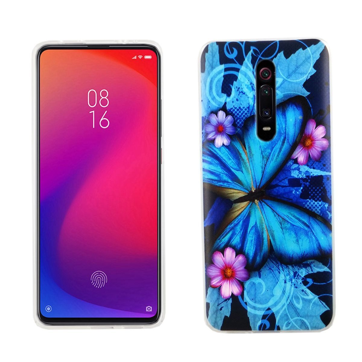 König Design Handyhülle Xiaomi Mi 9T, Xiaomi Mi 9T Handyhülle Bumper Backcover Blau