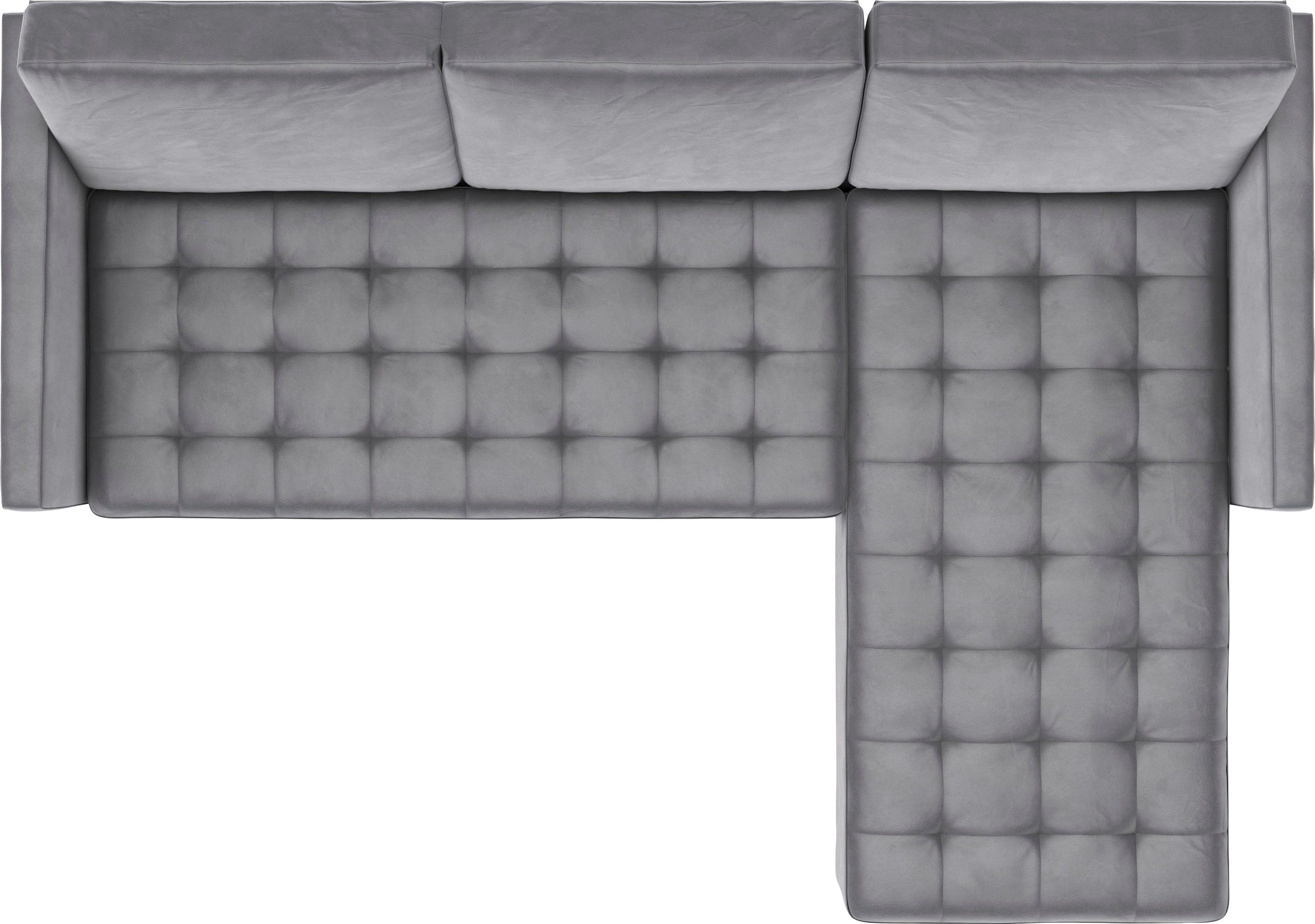 Dorel Home Ecksofa Presley, Ecksofa und mit Stauraum, Rückenlehne verstellbare Bett-Funktion