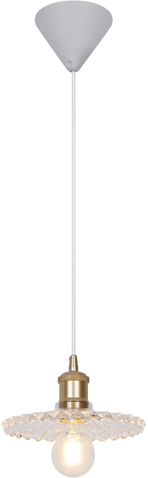 Nordlux Pendelleuchte Torina, ohne Leuchtmittel, Vintage-Design, luftiger Look mit femin.Touch, für Leuchtmittel E27