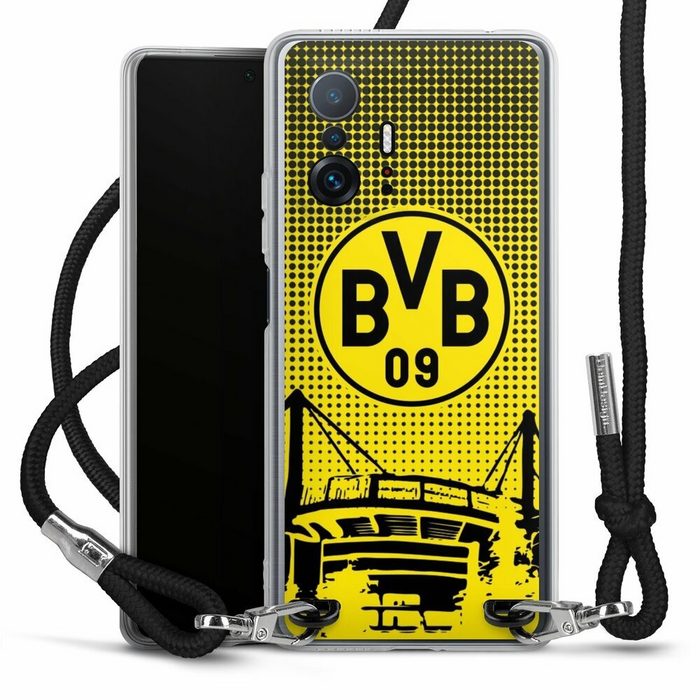 DeinDesign Handyhülle Stadion BVB Borussia Dortmund BVB Dots Xiaomi 11T 5G Handykette Hülle mit Band Case zum Umhängen