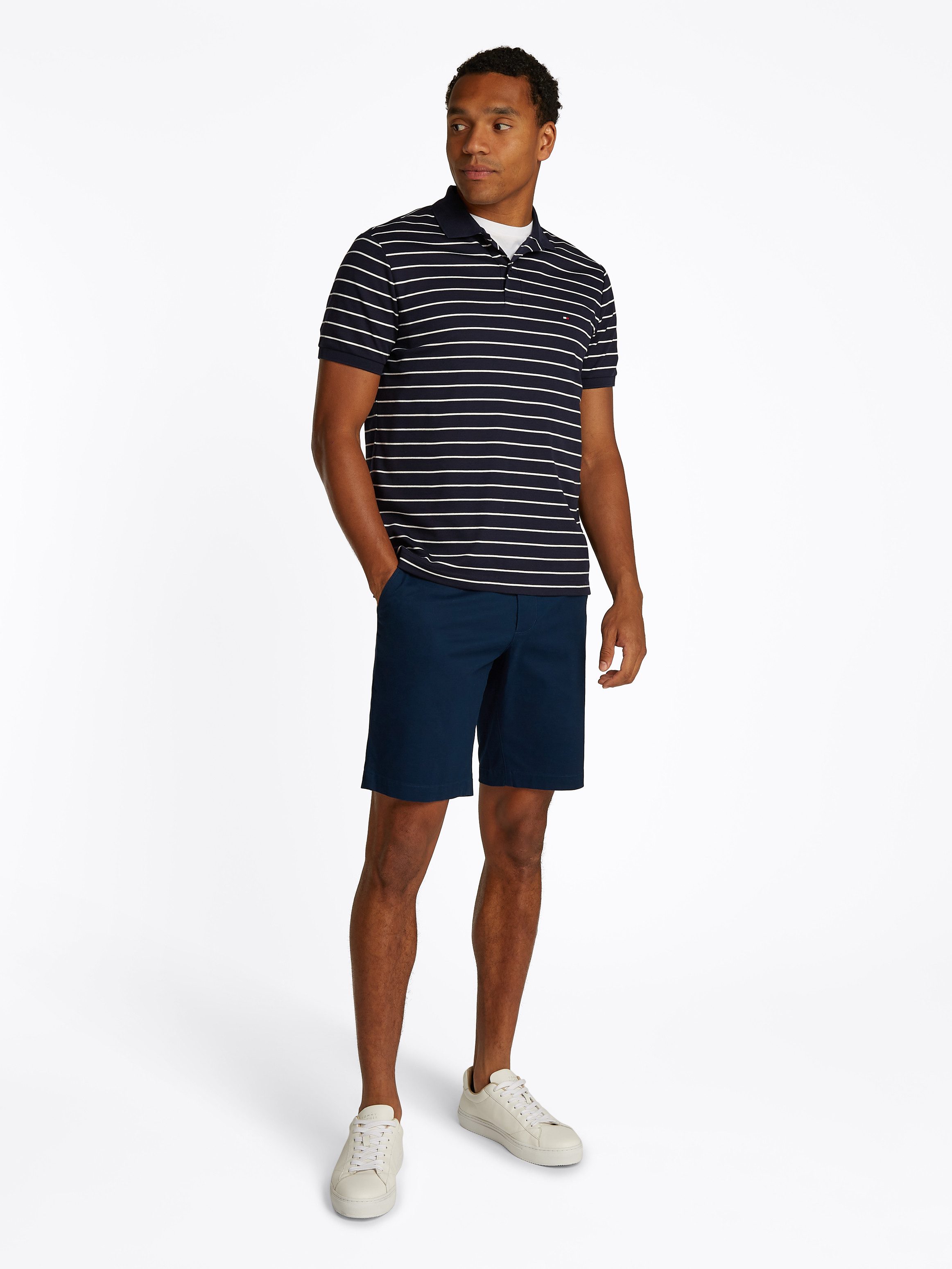 Tommy Hilfiger Poloshirt LIQUID COTTON REG SEASONAL POLO mit Logostickerei