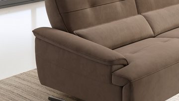 Sofanella 3-Sitzer Dreisitzer PERLO Stoffsofa italienisch Sofa