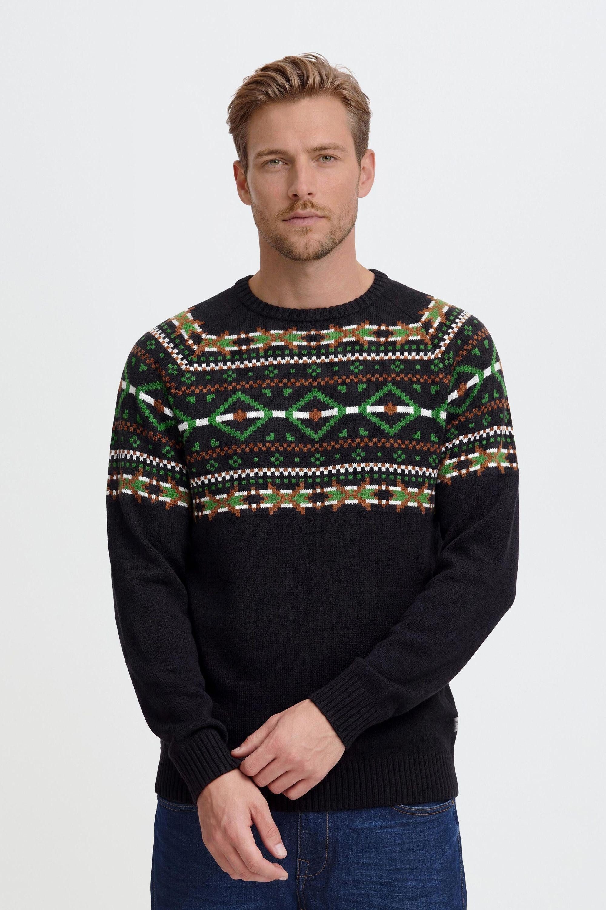 Blend Strickpullover BHNilas Weihnachtlicher Grobstrickpullover