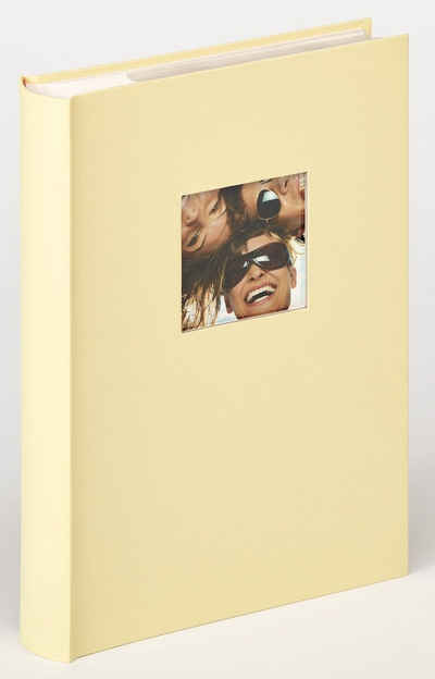 Walther Design Einsteck-Fotoalbum Fun Memo-Einsteckalbum 300 Fotos, Einsteckalbum, quadratischer Bildausschnitt, für 300 Fotos à 10x15 cm