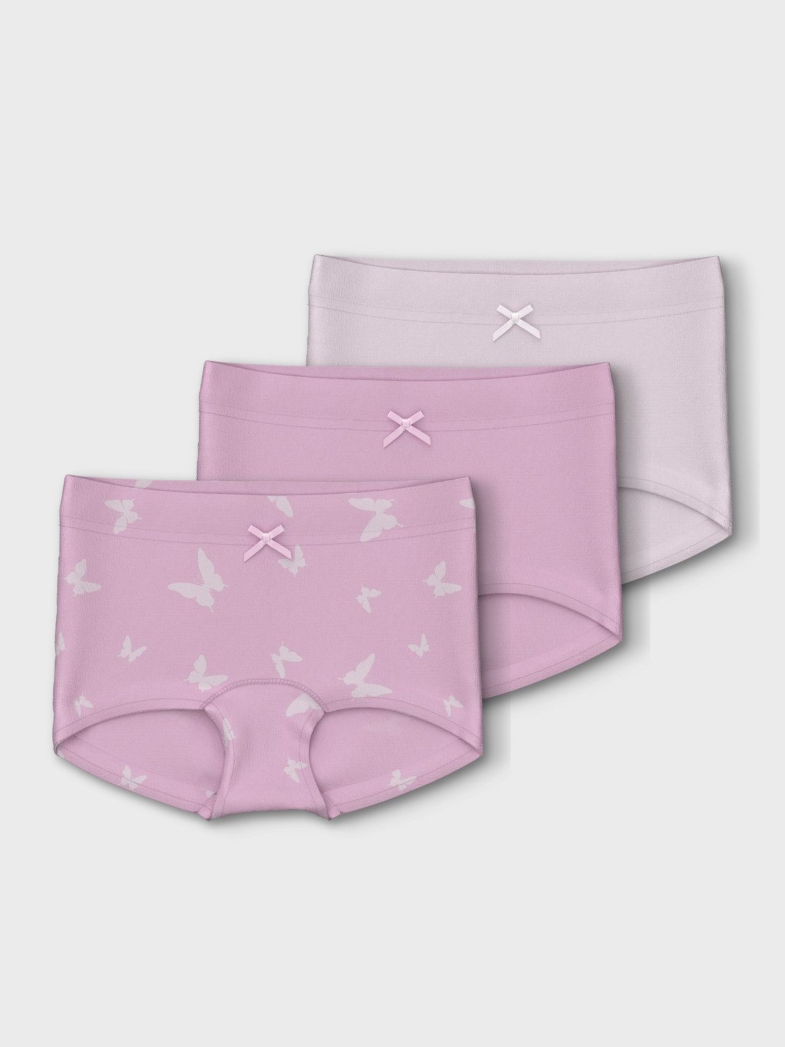 Boxershorts NMFTIGHTS 3P PINK BUTTERFLY NOOS